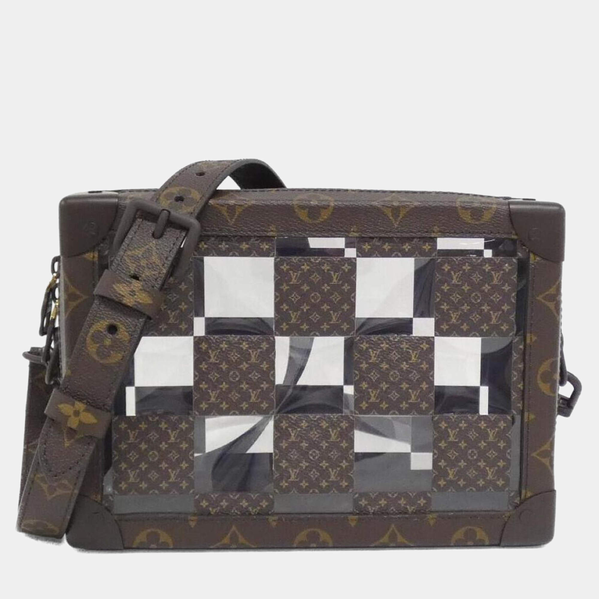 Pre Owned Louis Vuitton Monogram Chess Slim Soft Trunk Shoulder Bag