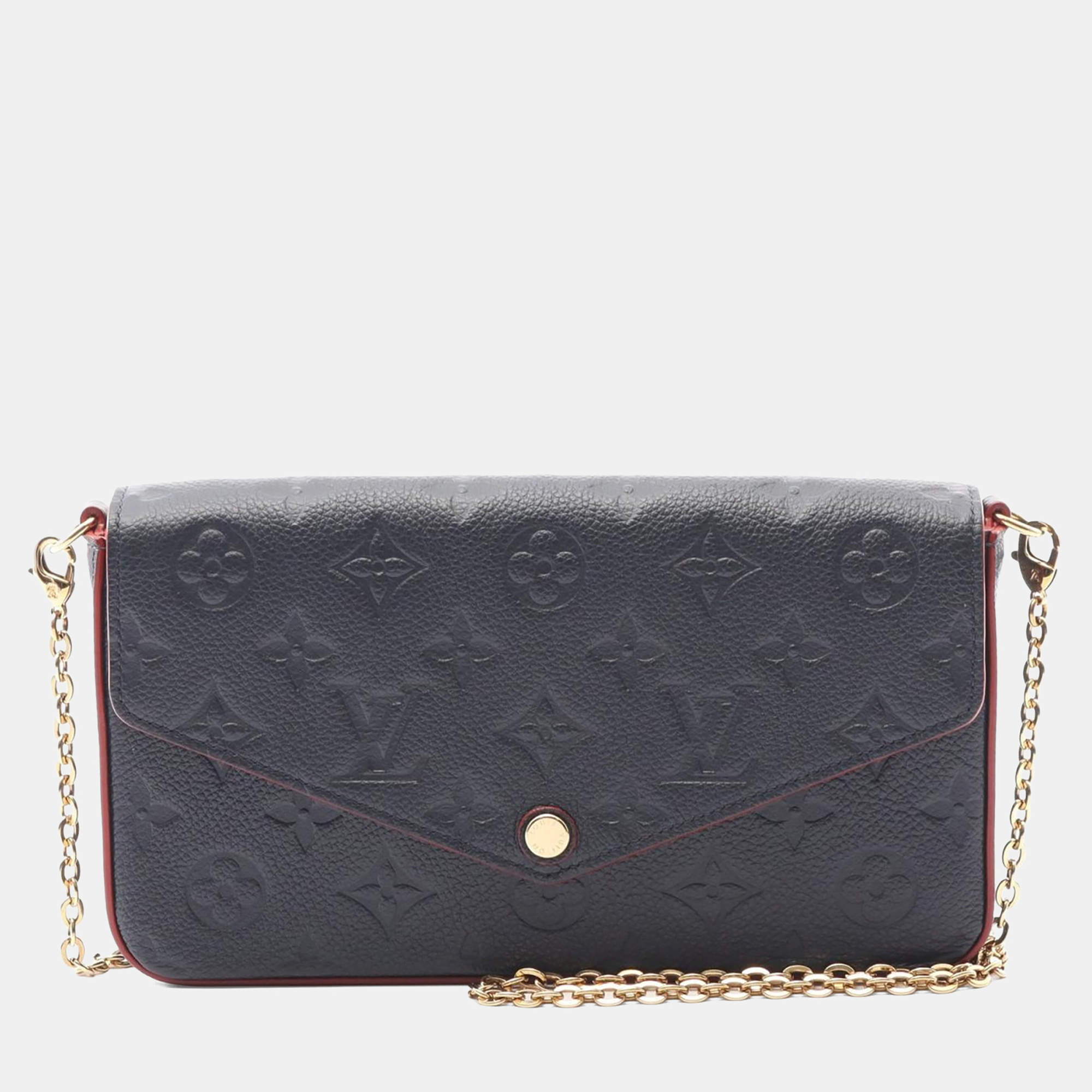 Pre Owned حقيبة لويس فويتون فيليسي زرقاء مونوغرام LV للكتف