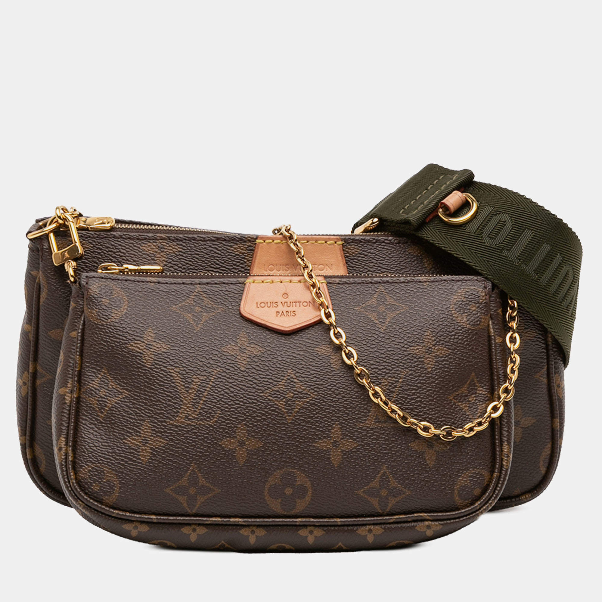 Pre Owned Louis Vuitton Brown Monogram Multi Pochette Accessoires