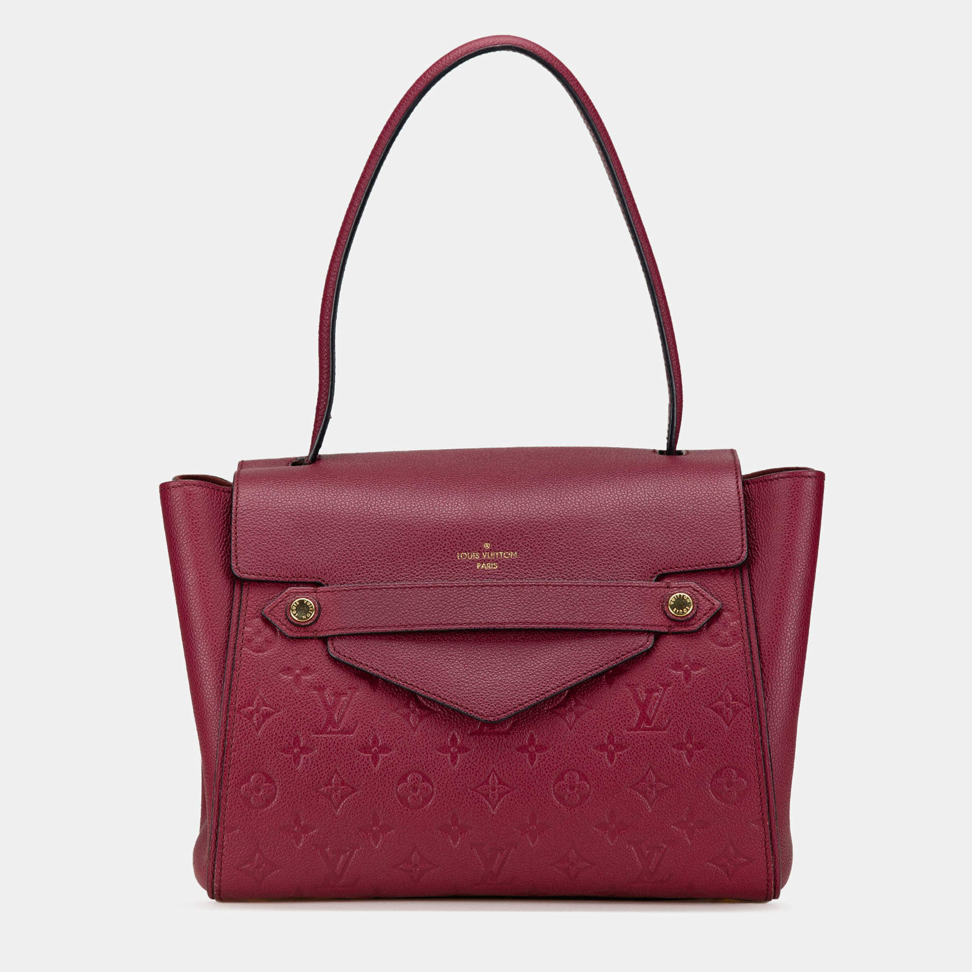 Pre Owned Louis Vuitton Red Monogram Empreinte Trocadero