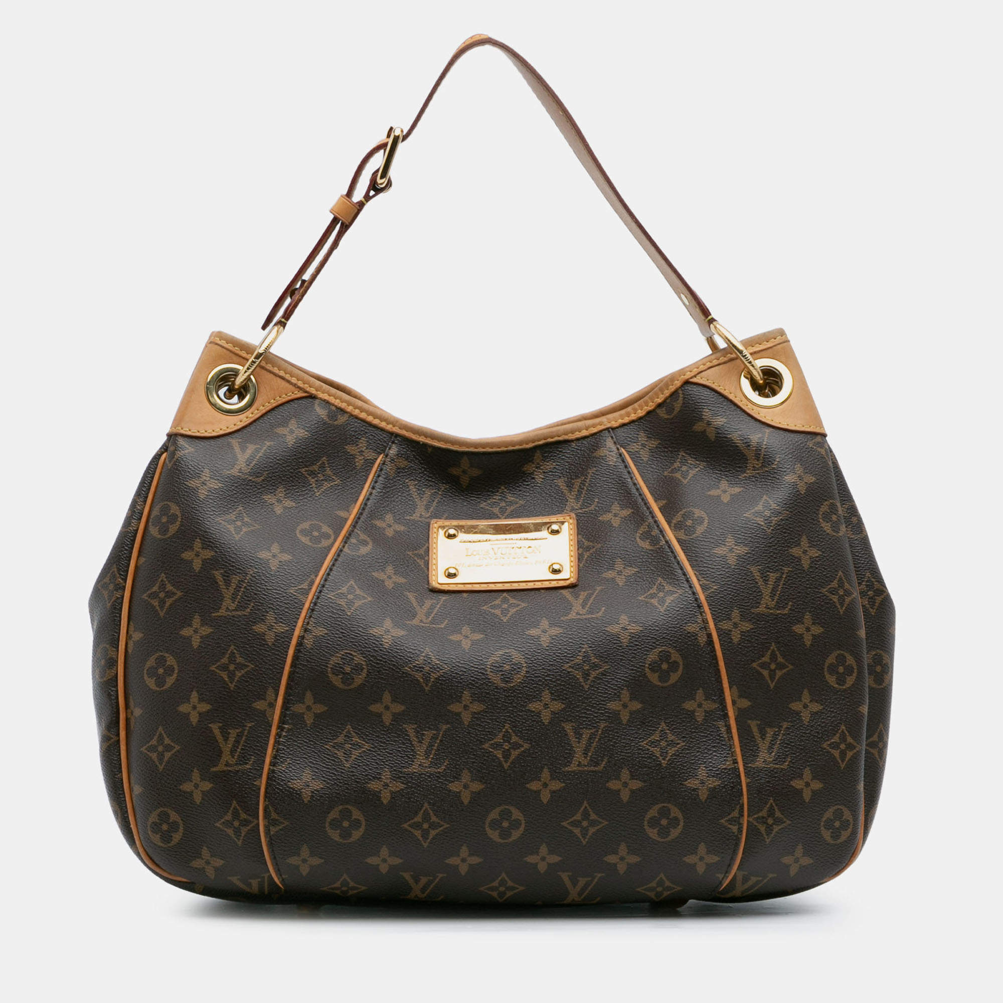 Pre Owned Louis Vuitton Brown Monogram Galliera PM