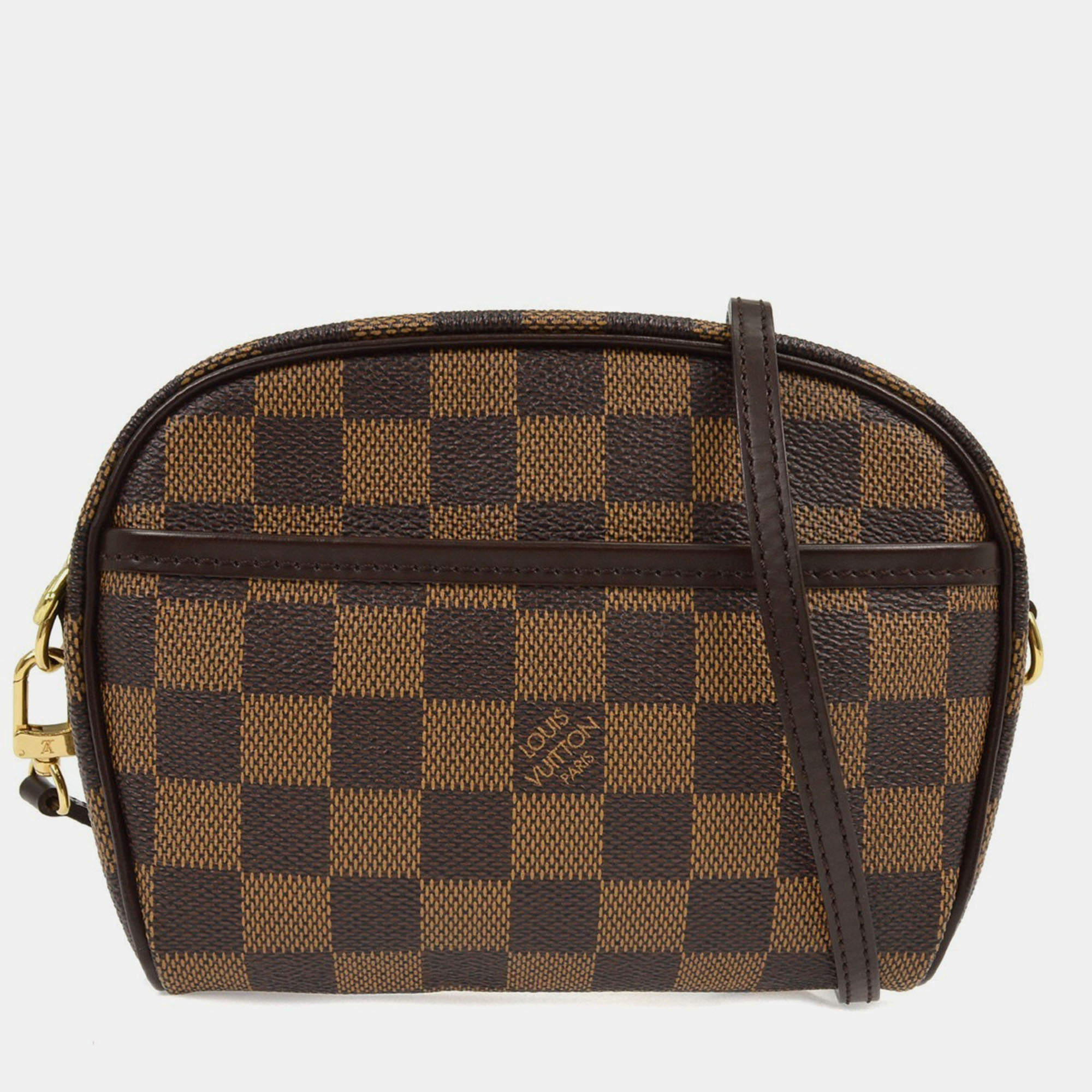 Pre Owned Louis Vuitton Damier Pochette Ipanema Shoulder Bag