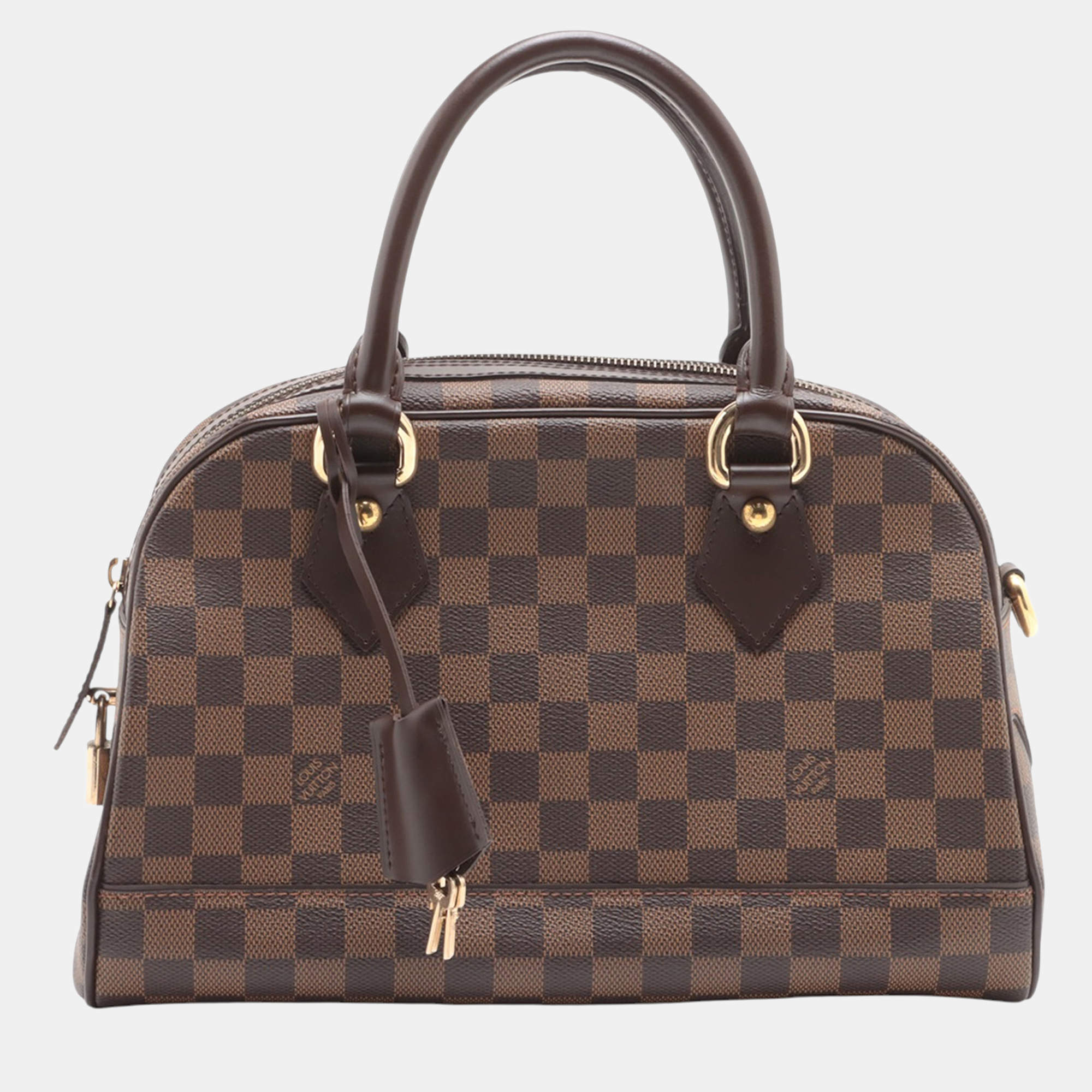 Pre Owned Louis Vuitton Brown Damier Ebene Duomo