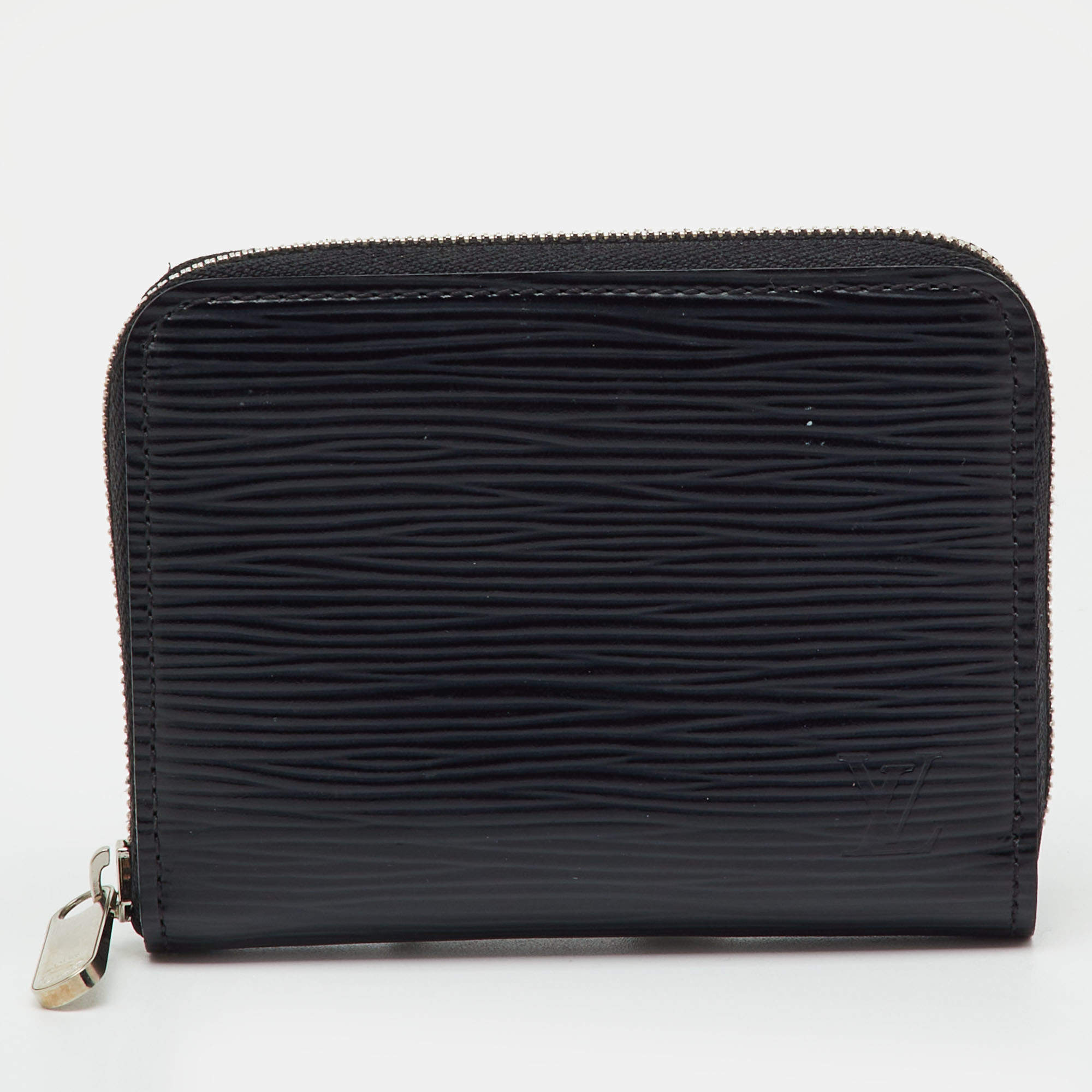 Pre Owned Louis Vuitton Black Epi Leather Zippy Coin Purse