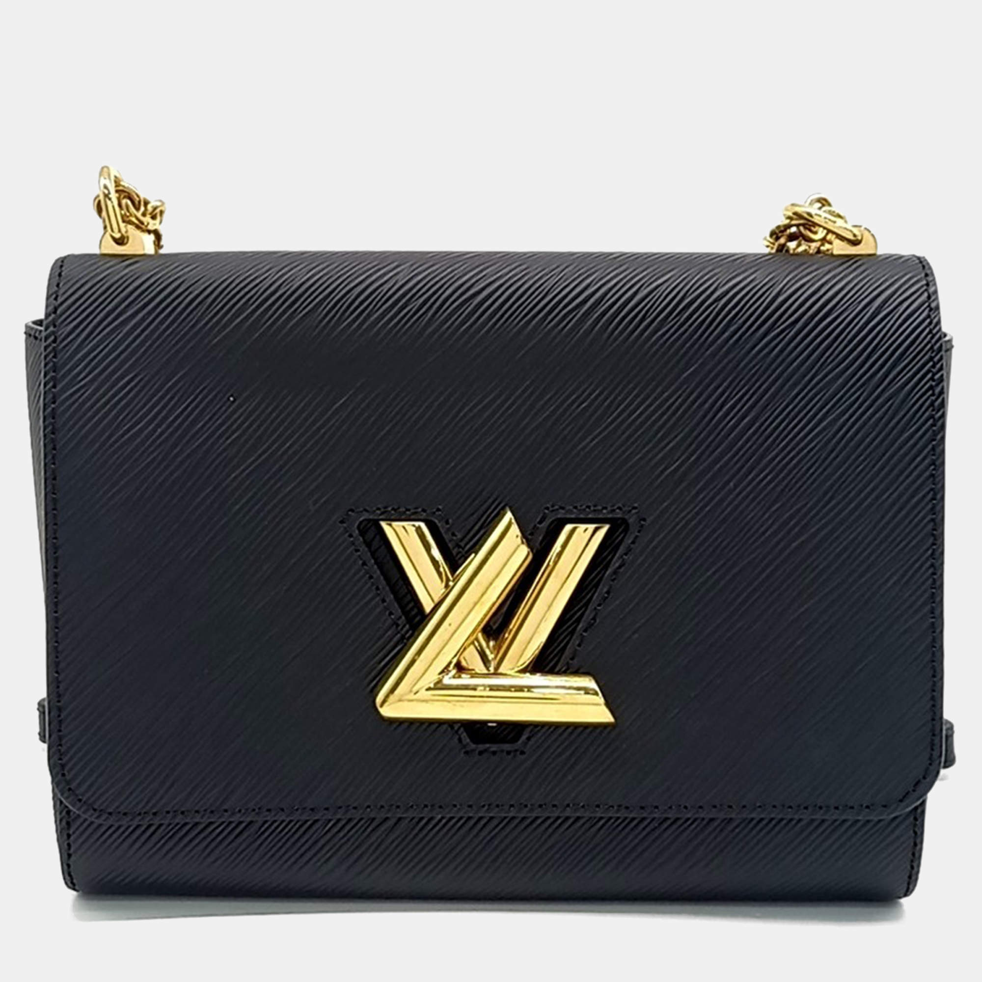 Pre Owned Louis Vuitton Black Epi Leather Twist MM