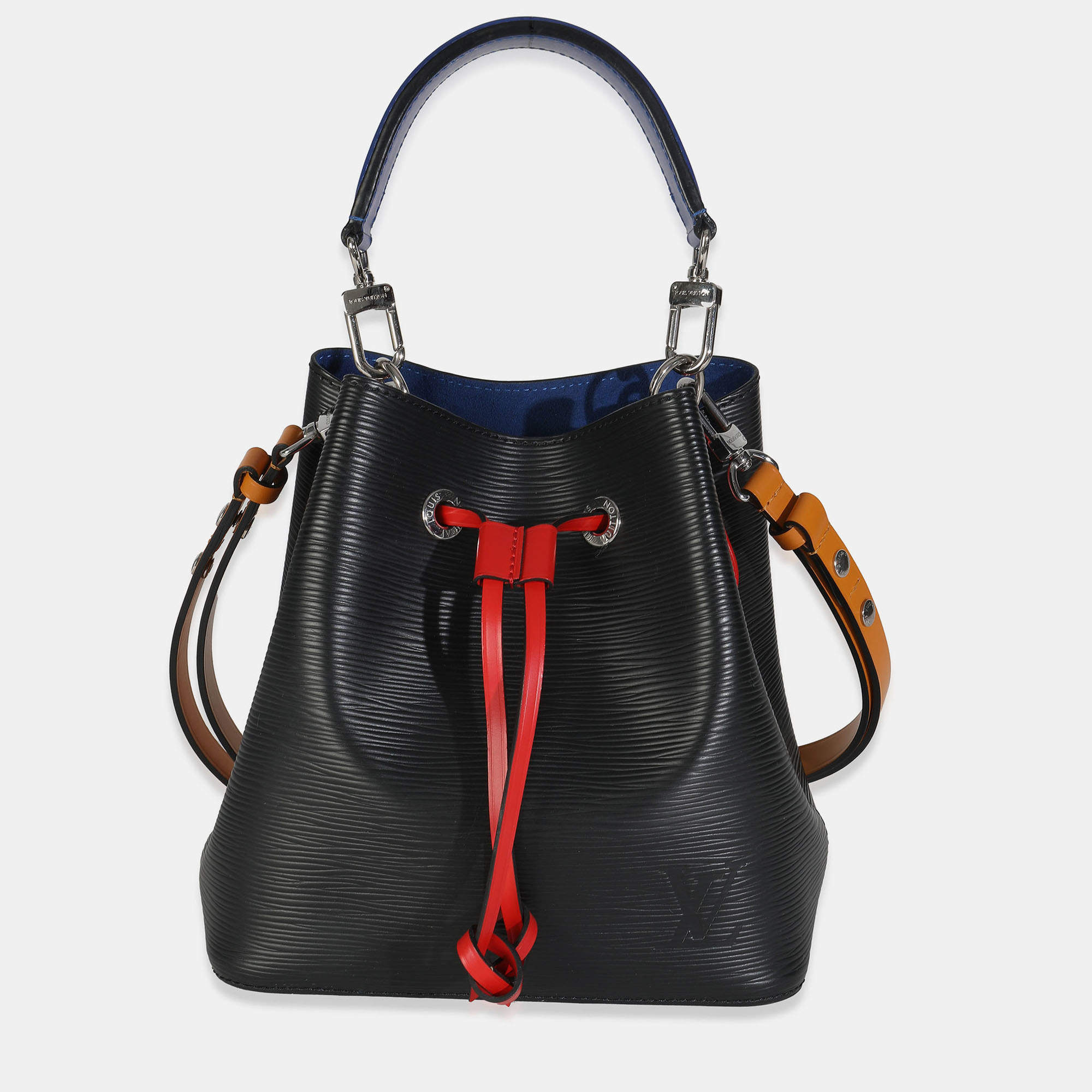 Pre Owned Louis Vuitton Black Safran Epi NeoNoe BB