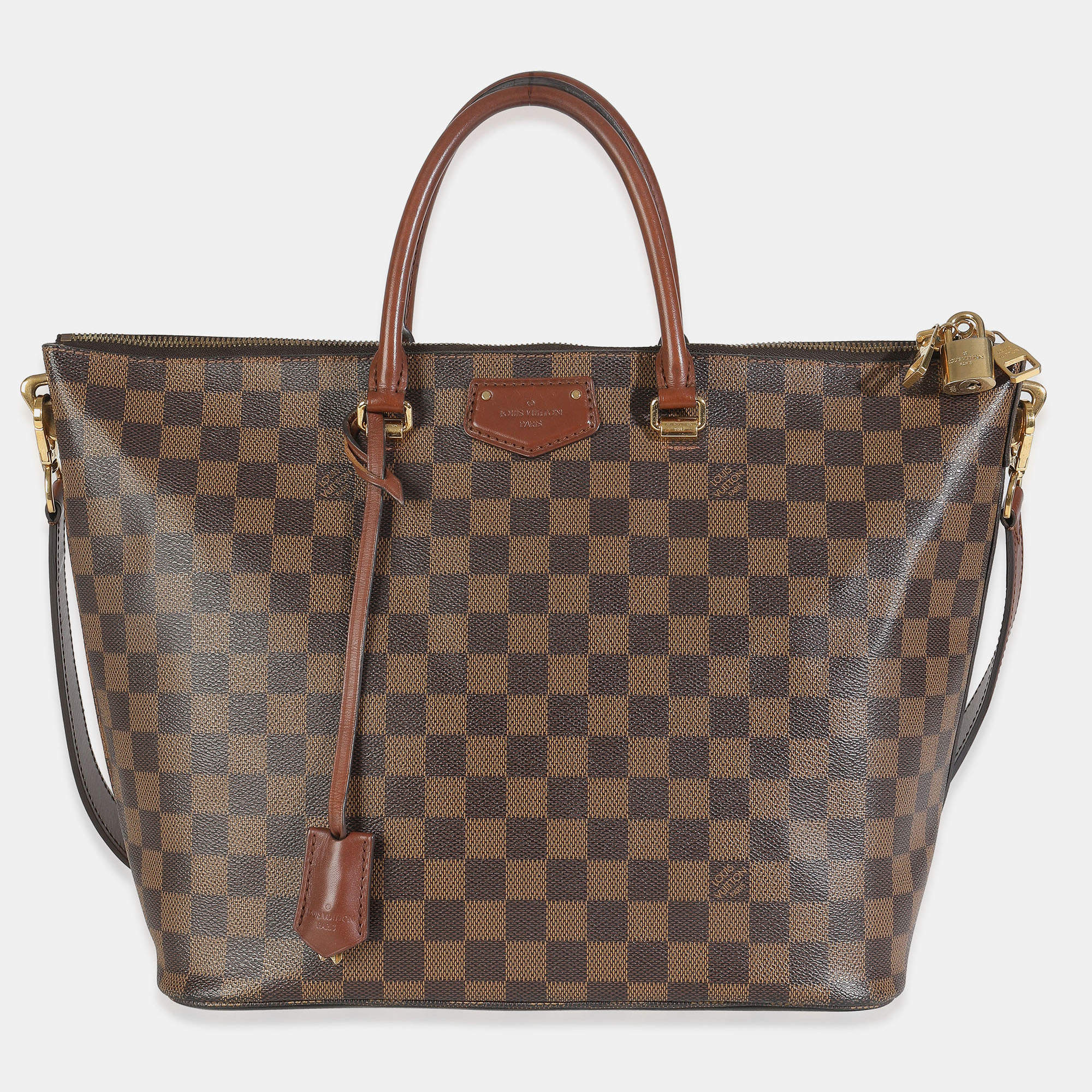 Pre Owned Louis Vuitton Damier Ebene Canvas Belmont