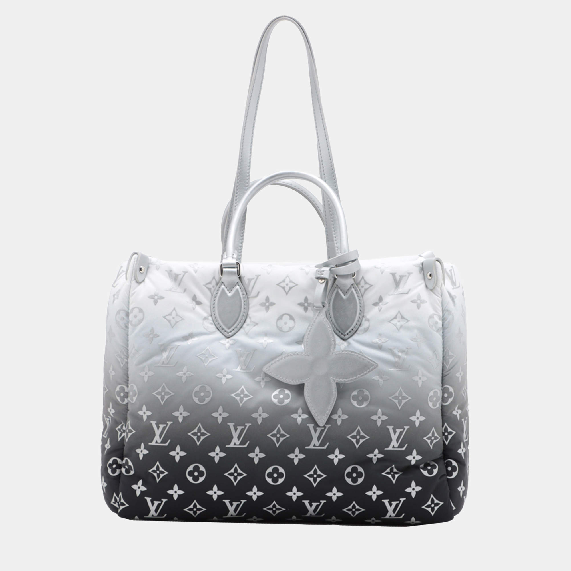 Pre Owned Louis Vuitton Grey Monogram Nylon Gradient  OnTheGo MM