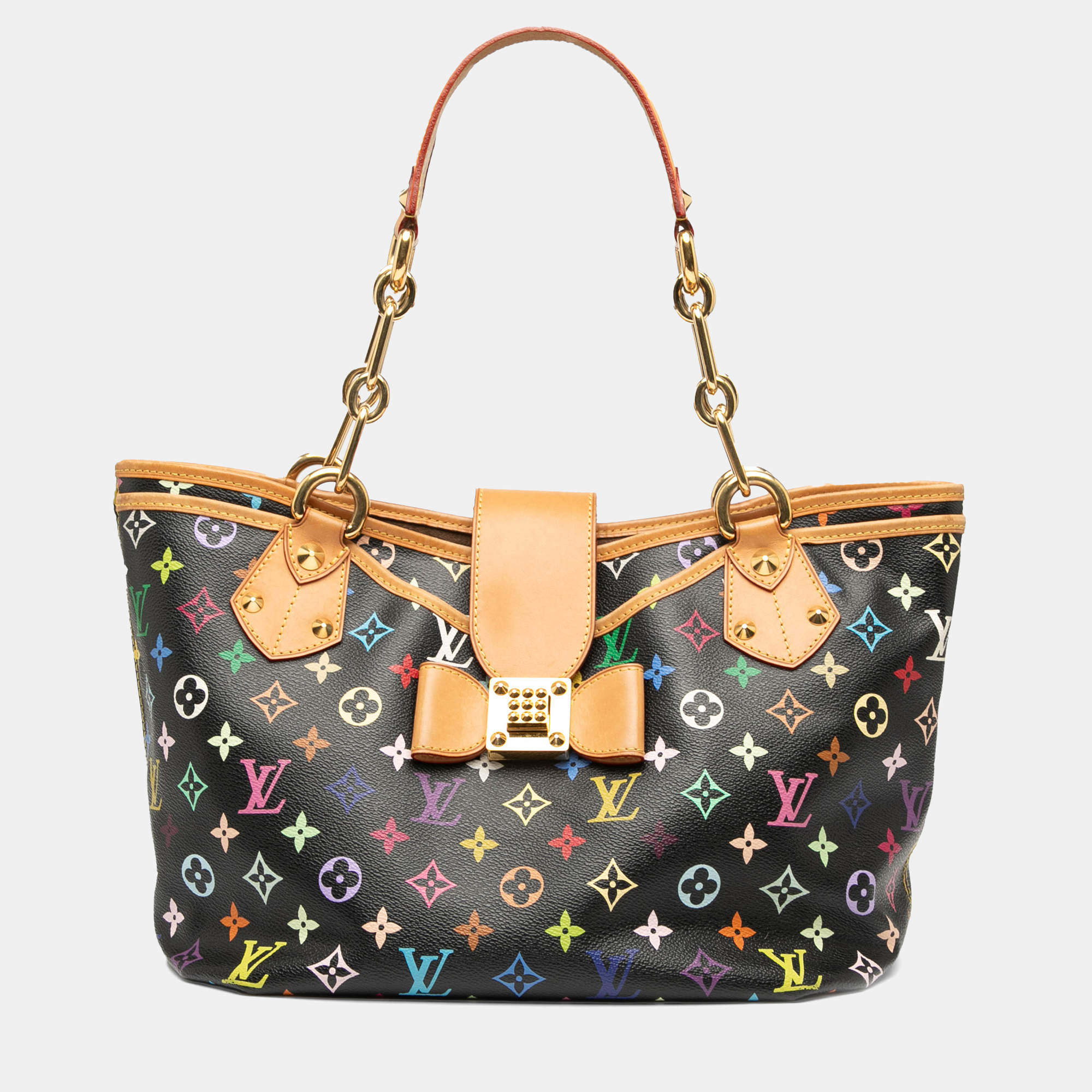 Pre Owned Louis Vuitton Black Monogram Multicolore Annie GM