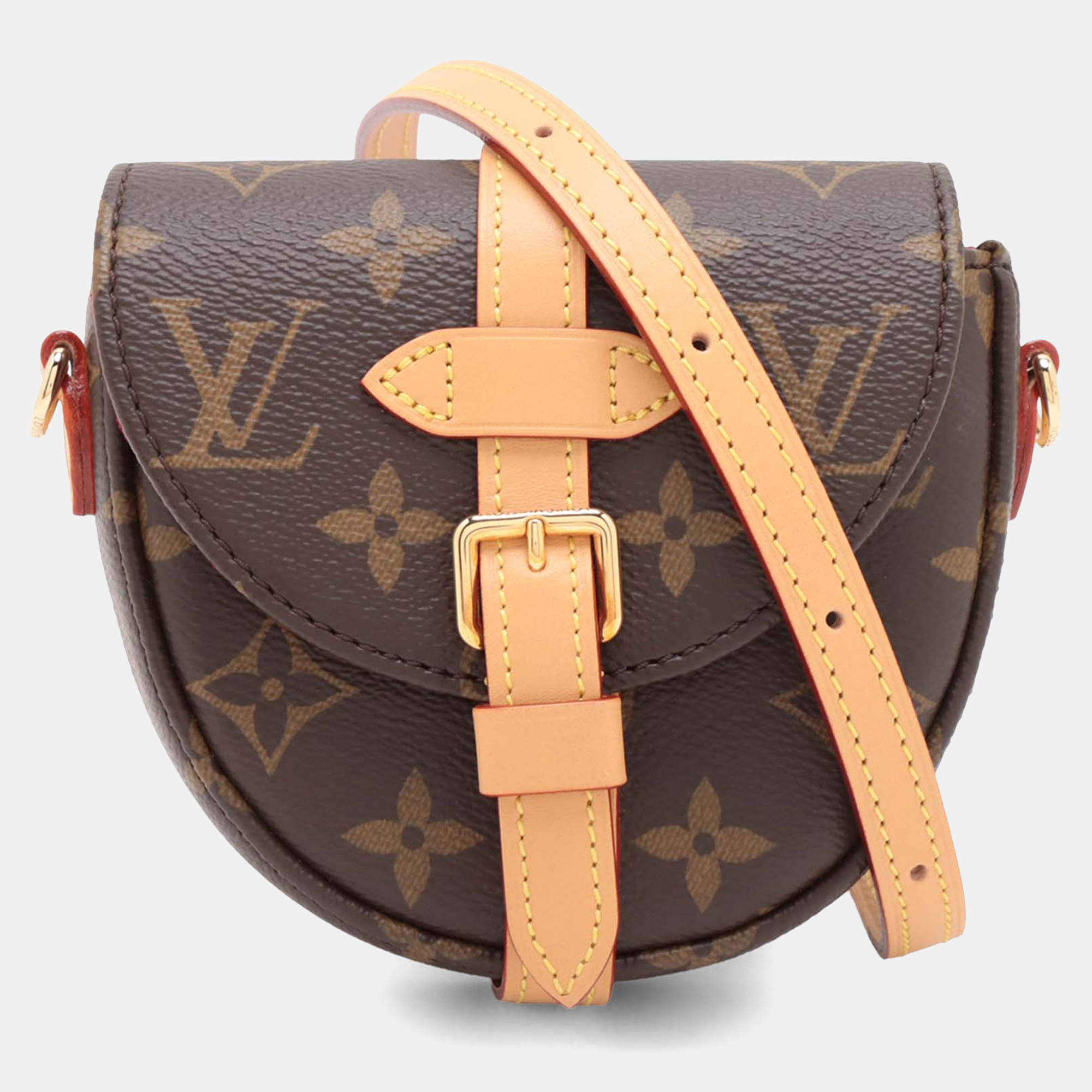 Pre Owned Louis Vuitton Brown Monogram Micro Chantilly