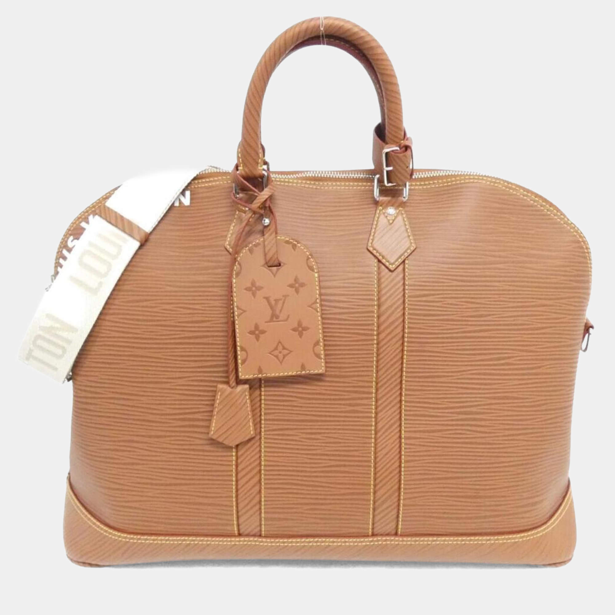 Pre Owned Louis Vuitton Epi Xl Alma Travel Gm Handbag