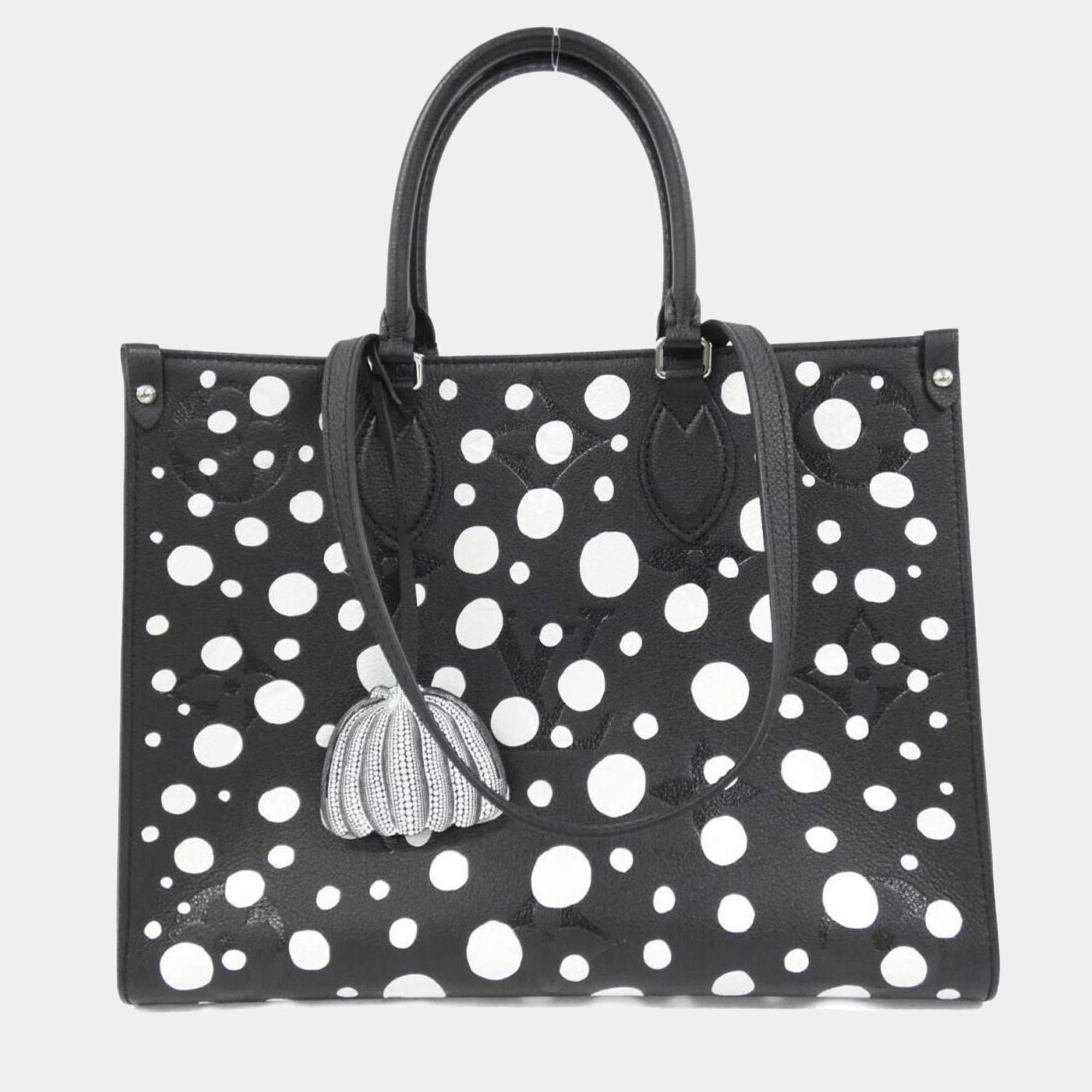 Pre Owned Louis Vuitton Taurillon Lv X Yk On The Go Mm Handbag