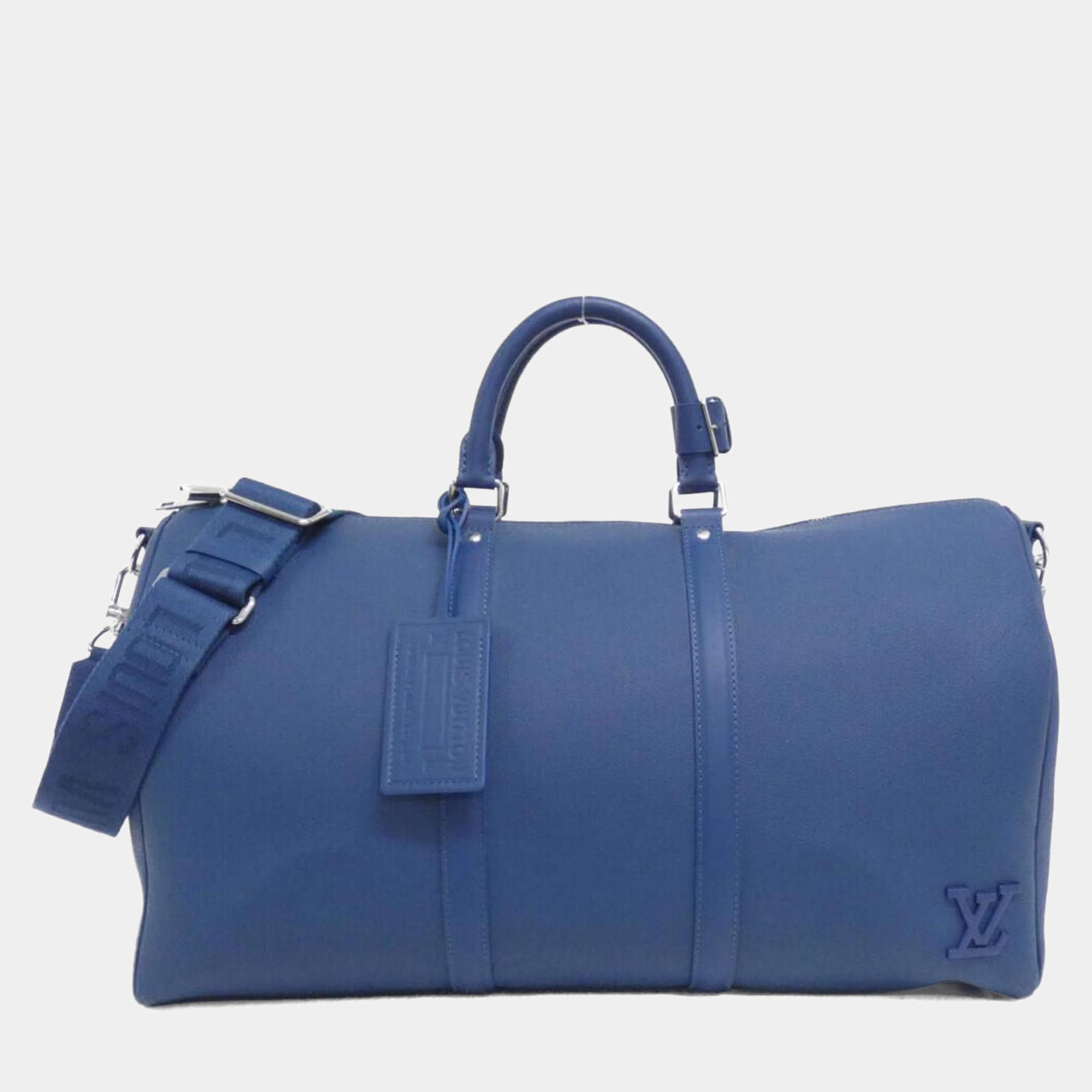 Pre Owned Louis Vuitton Lv Aerogram Keepall Bandouliere 50Cm Boston Bag