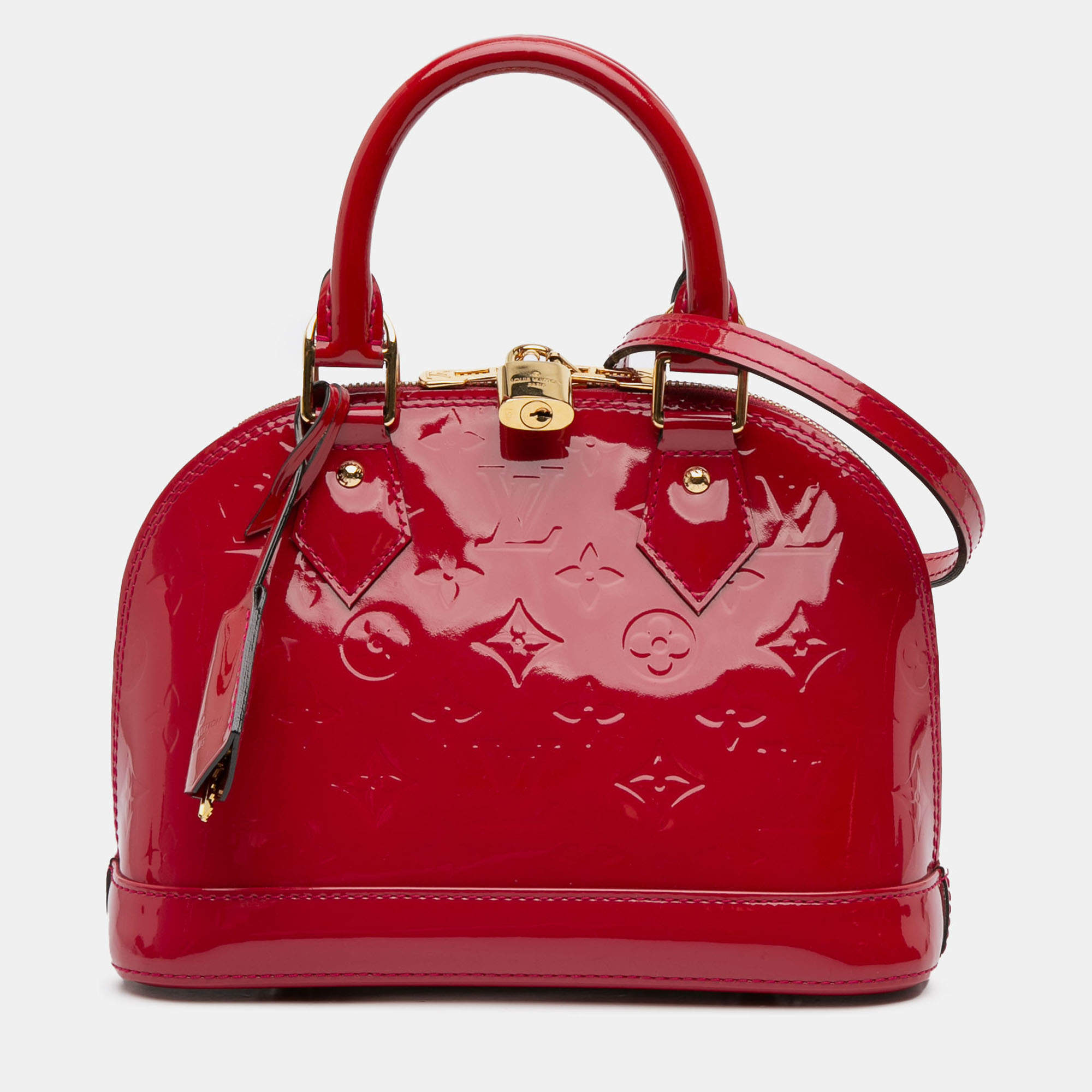 Pre Owned Louis Vuitton Monogram Vernis Alma BB