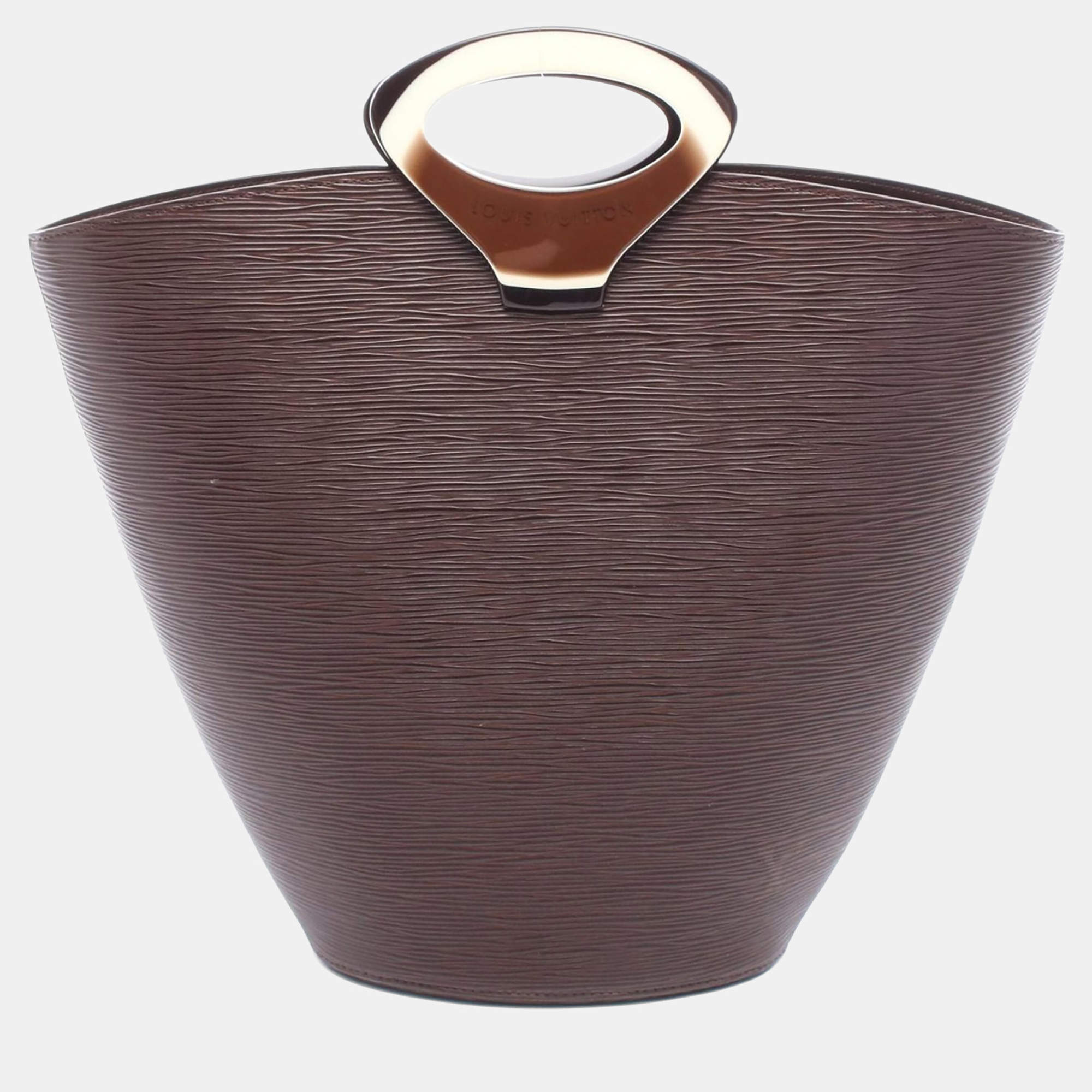 Pre Owned حقيبة لويس فويتون نوكتامبول جلد إبي بني توت