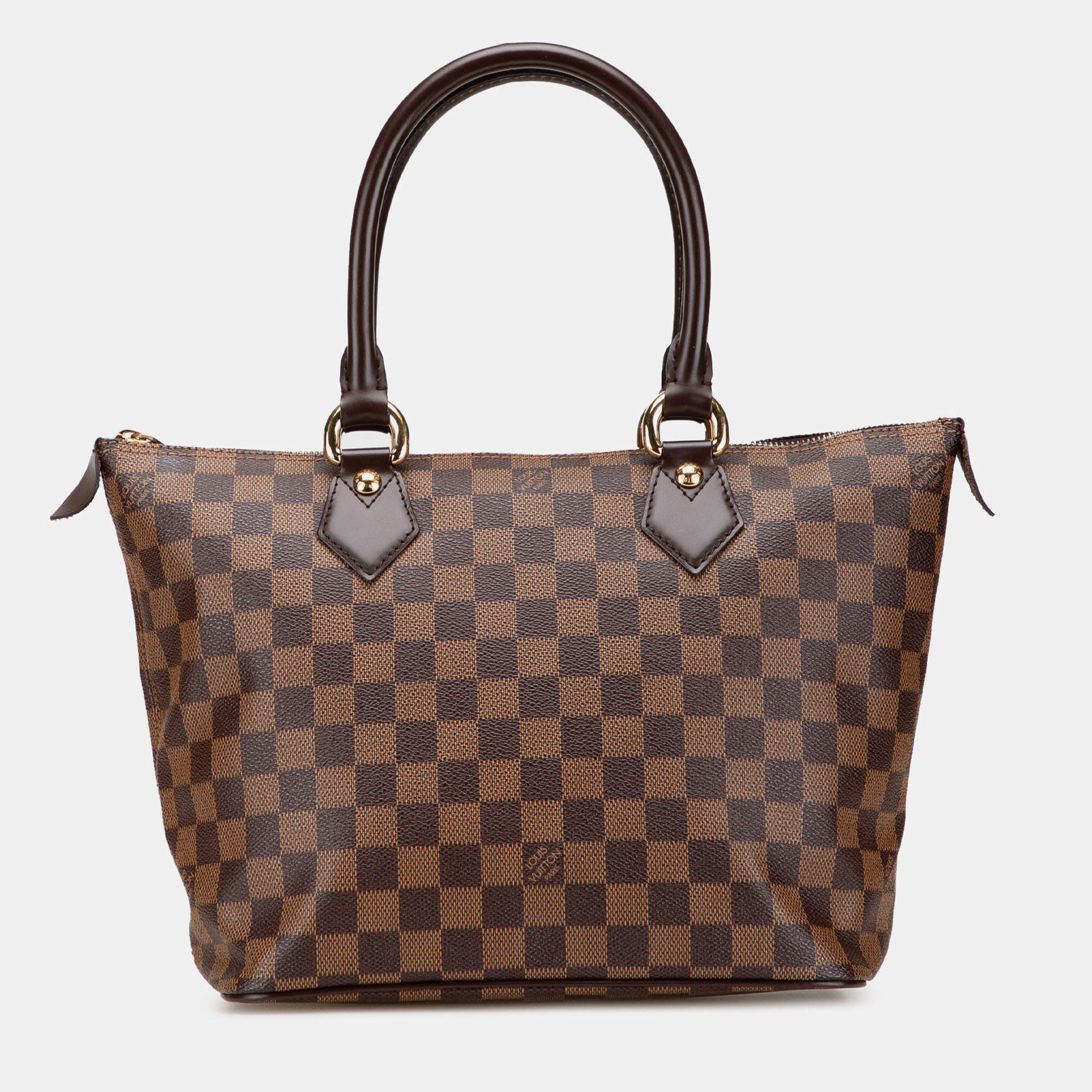 Pre Owned Louis Vuitton Brown Damier Ebene Saleya PM