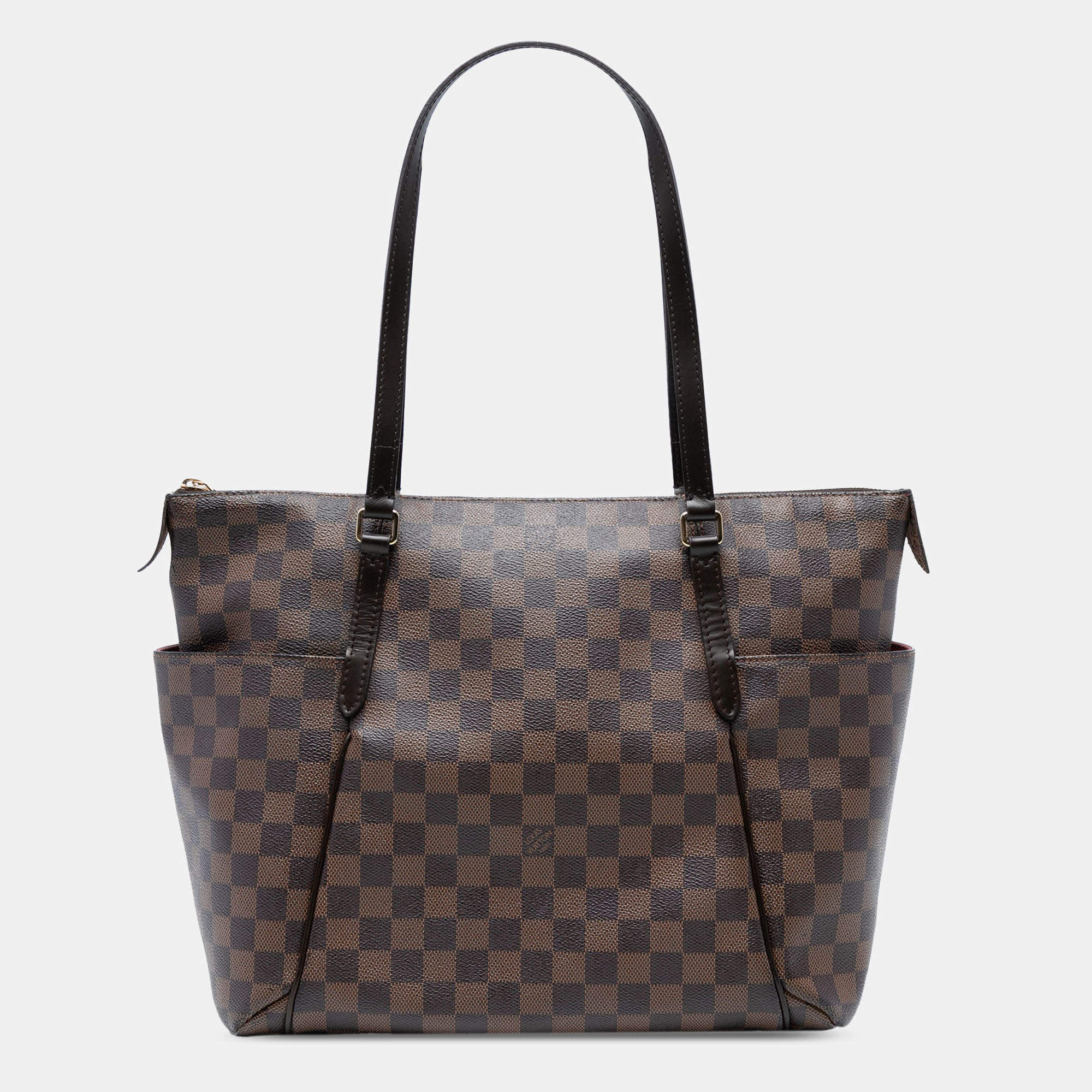 Pre Owned Louis Vuitton Brown Damier Ebene Totally MM