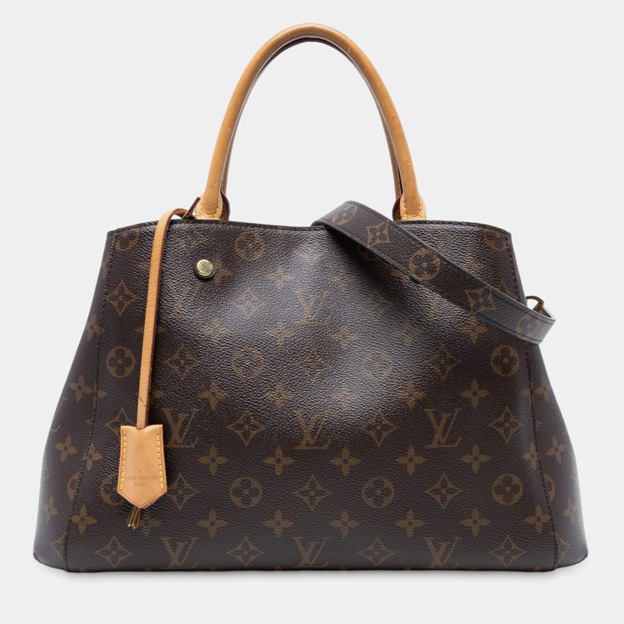 Pre Owned Louis Vuitton Brown Monogram Montaigne MM