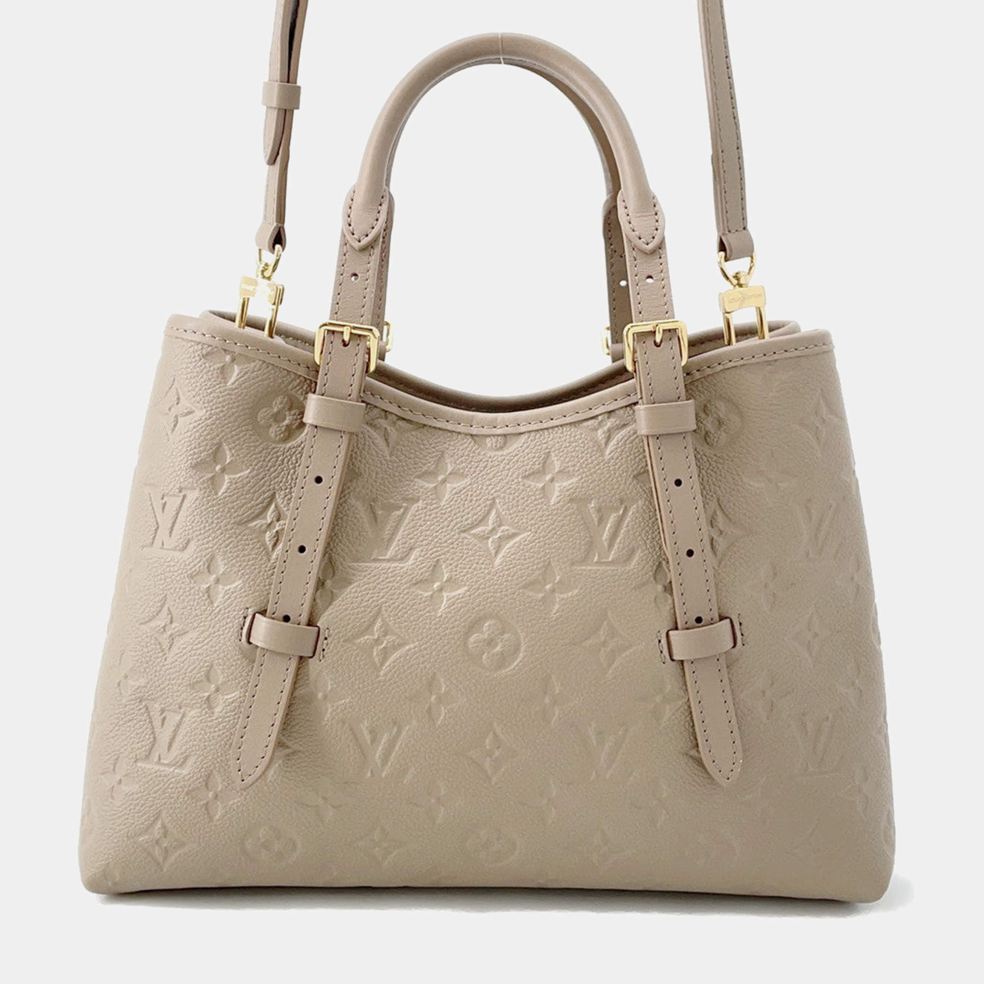 مملوكة مسبقًا Louis Vuitton Babylone PM Grey Monogram Empreinte Leather Tote Bag