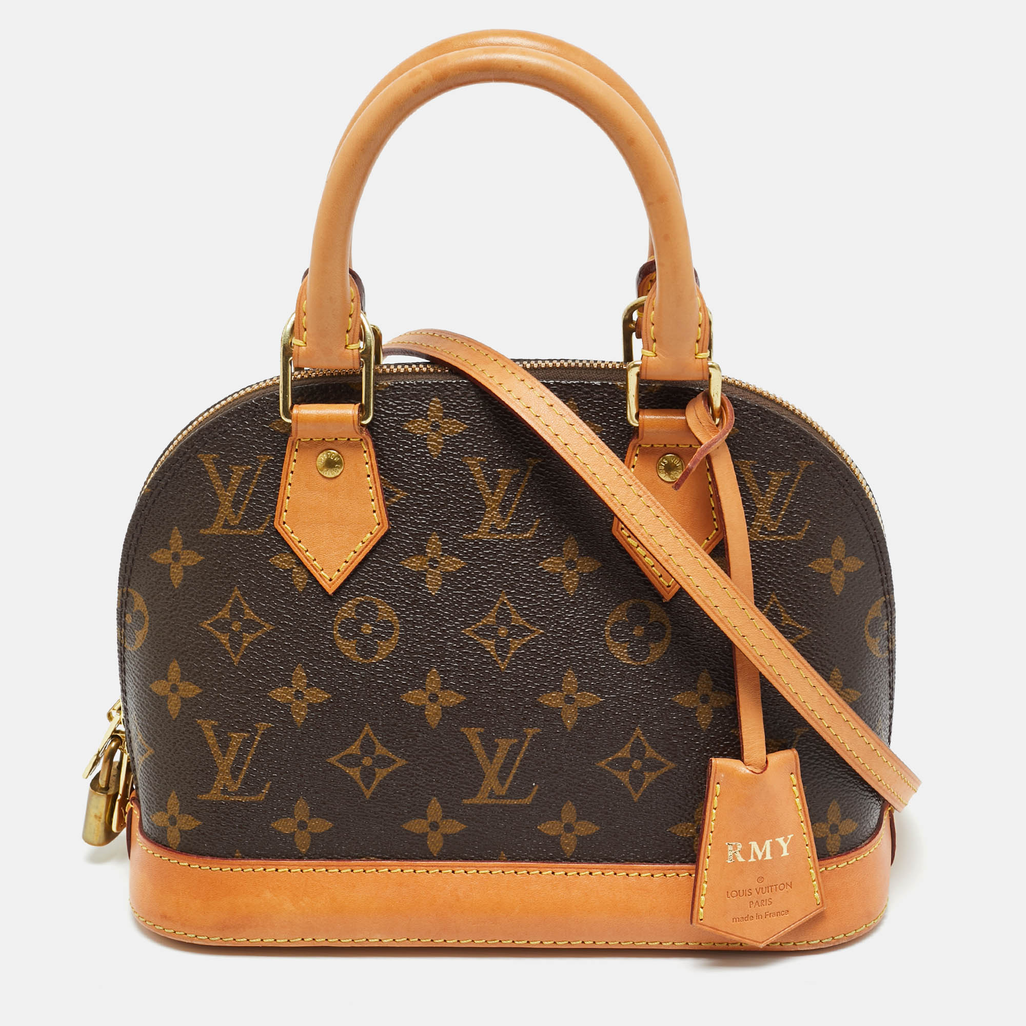 Pre Owned Louis Vuitton Monogram Canvas Alma BB Bag