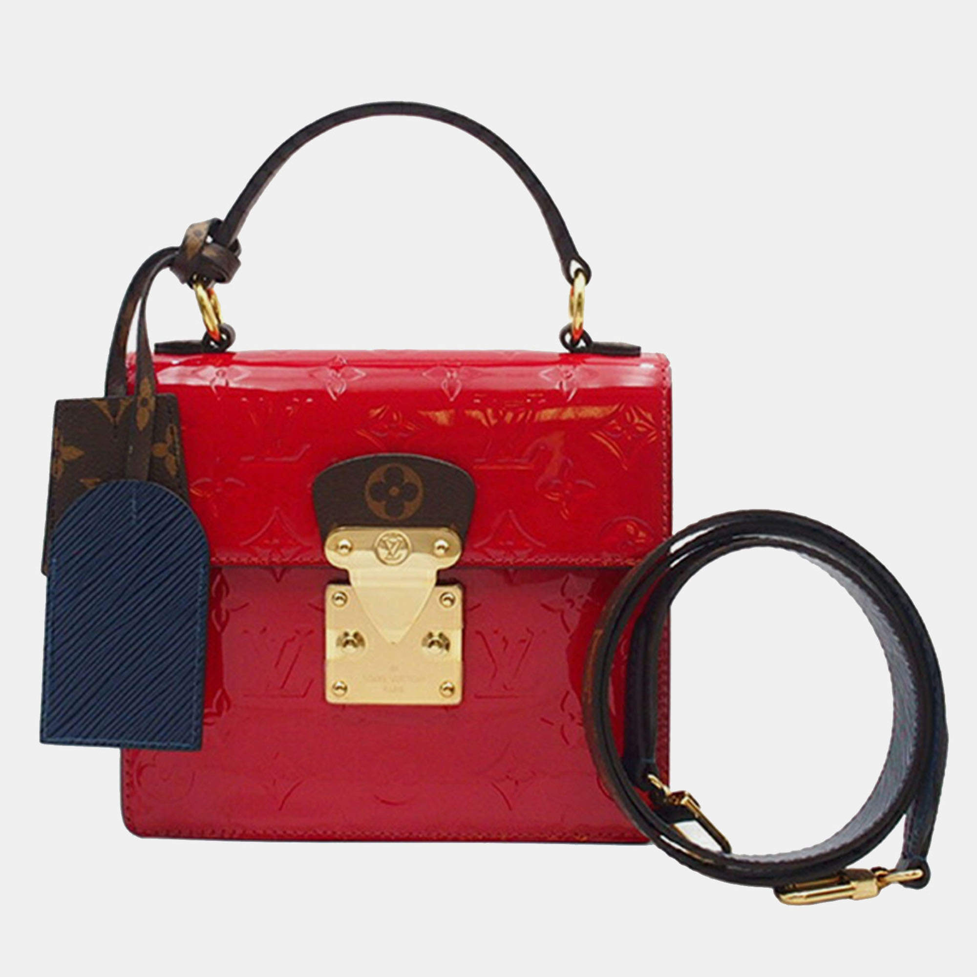 Pre Owned Louis Vuitton Monogram Vernis Spring Street