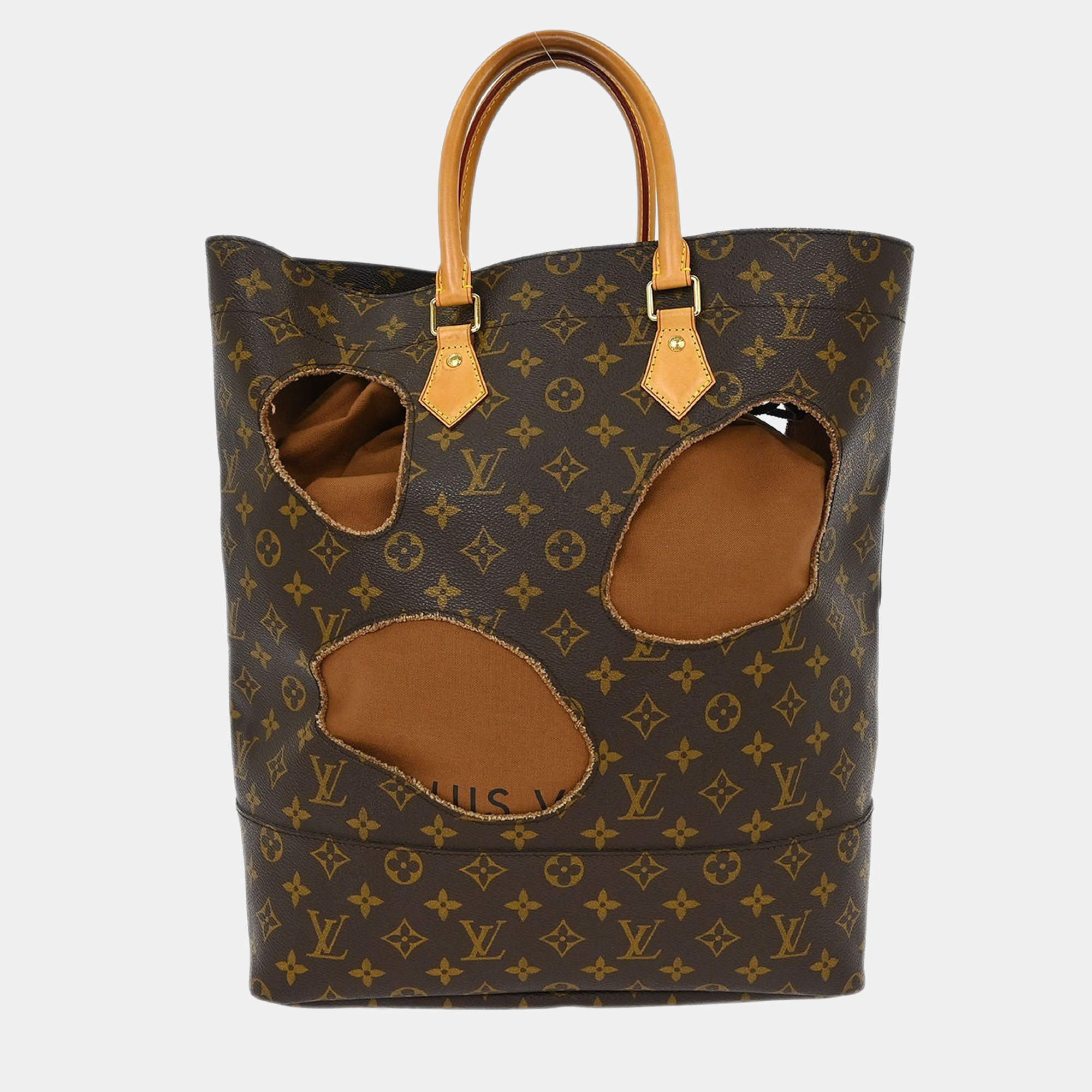 Pre Owned Louis Vuitton Bag With Holes Tote Bag COMME des GARCONS