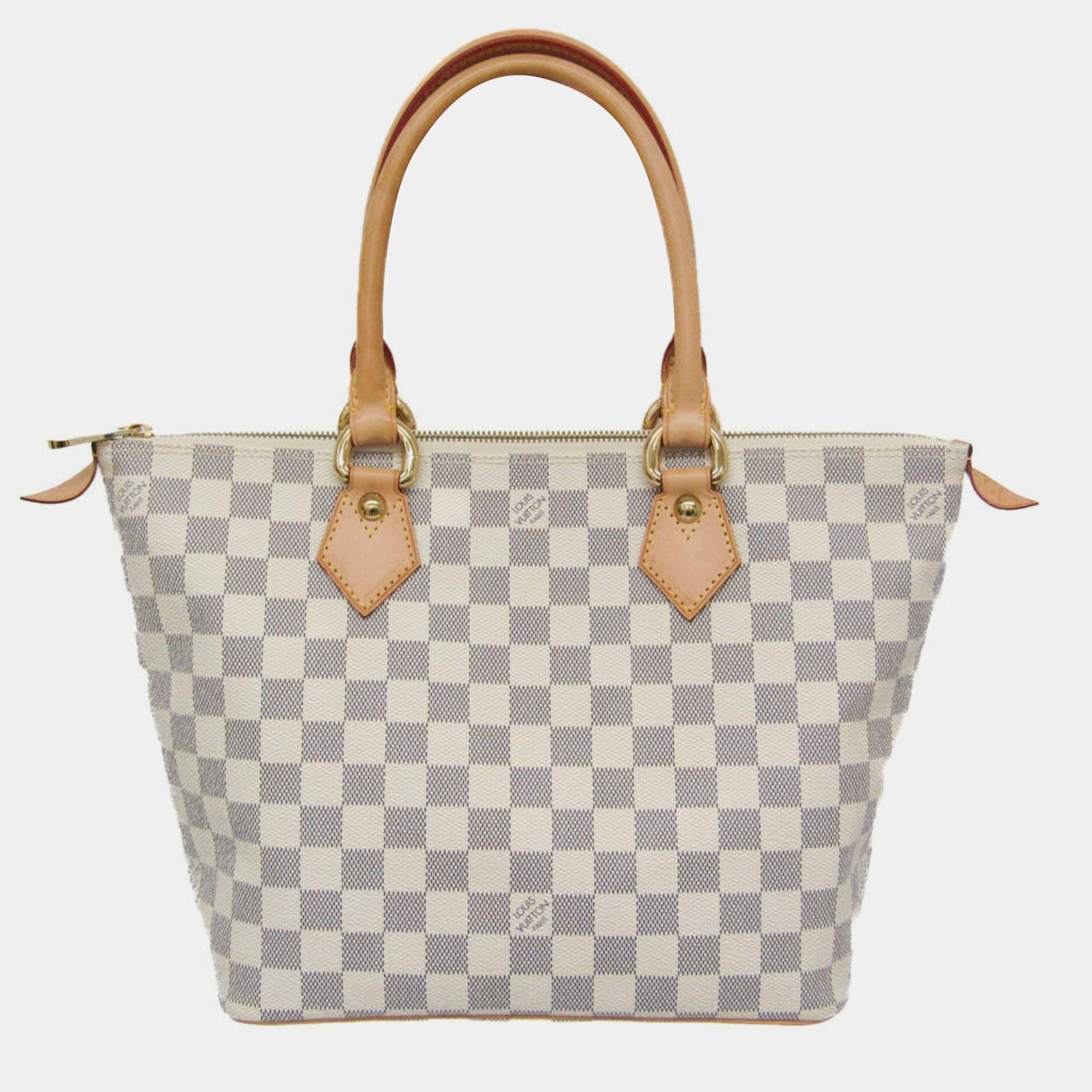 Pre Owned Louis Vuitton Damier Azur Saleya PM Handbag