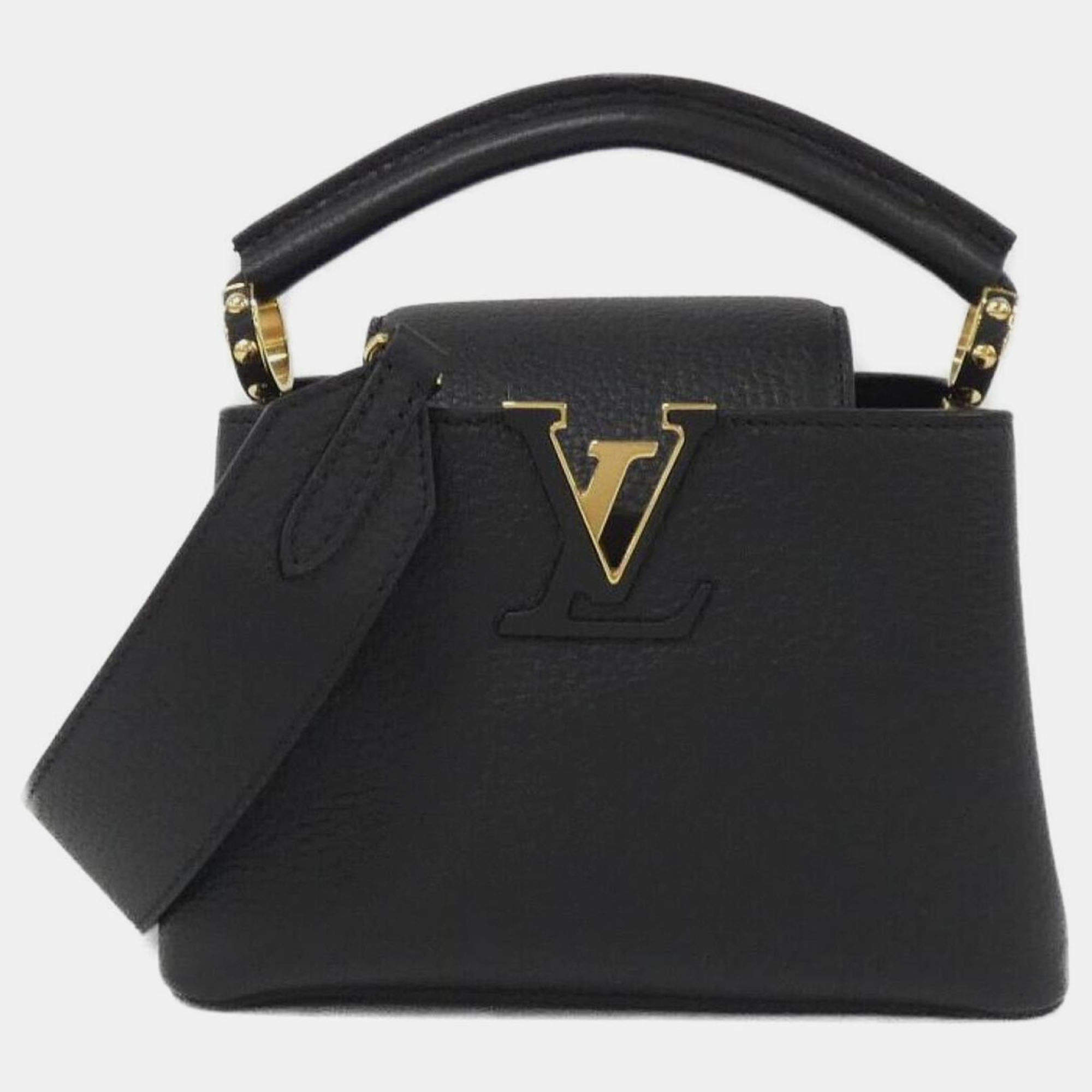 Pre Owned Louis Vuitton Capucines Mini Handbag