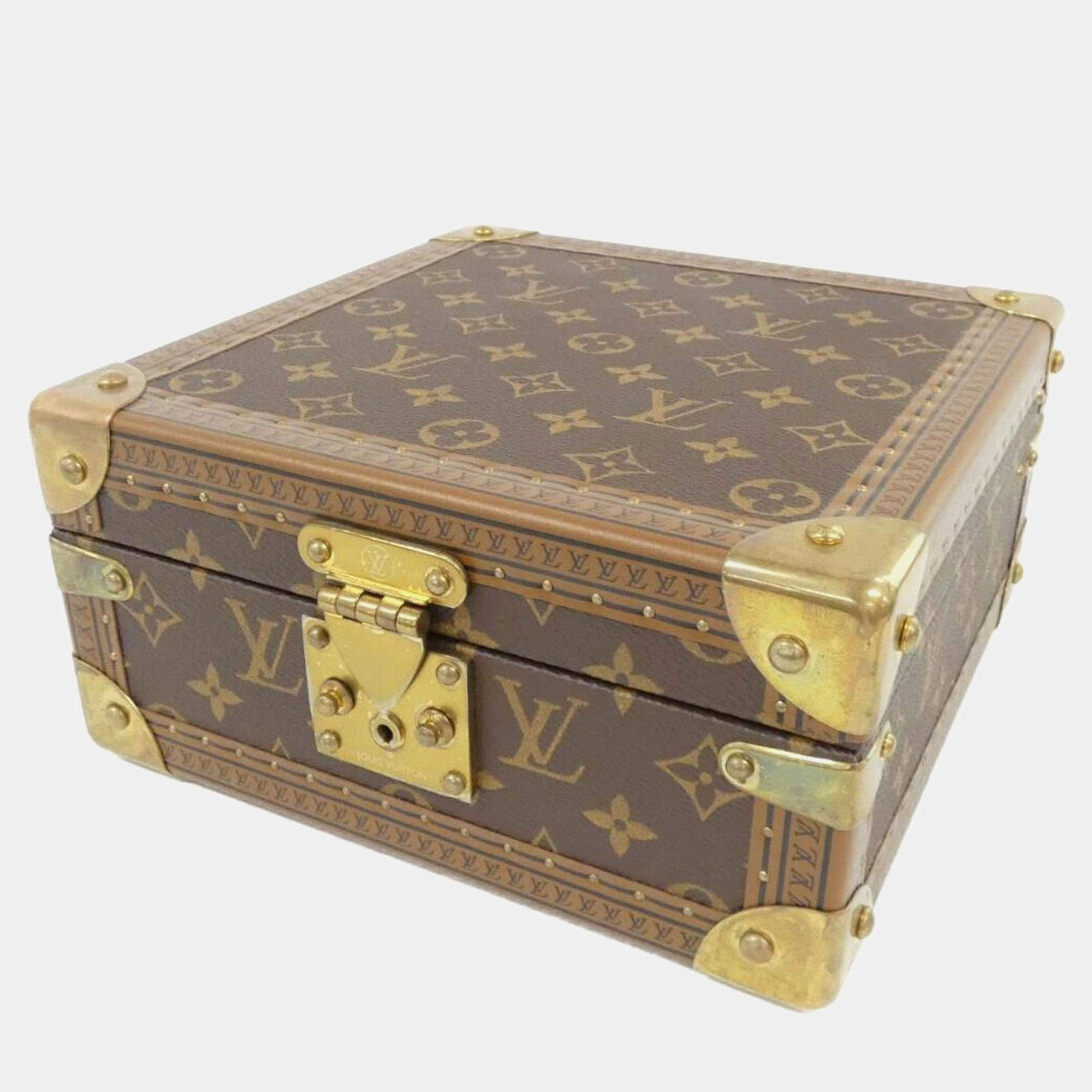 Pre Owned Louis Vuitton Monogram Coffret Jewelry Case