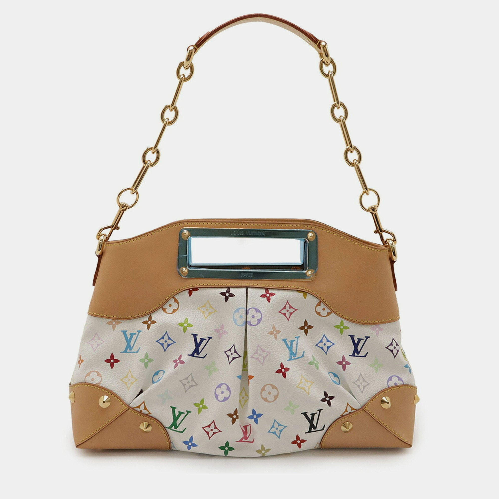 Pre Owned Louis Vuitton Monogram Multicolore Judy Mm Handbag Bron