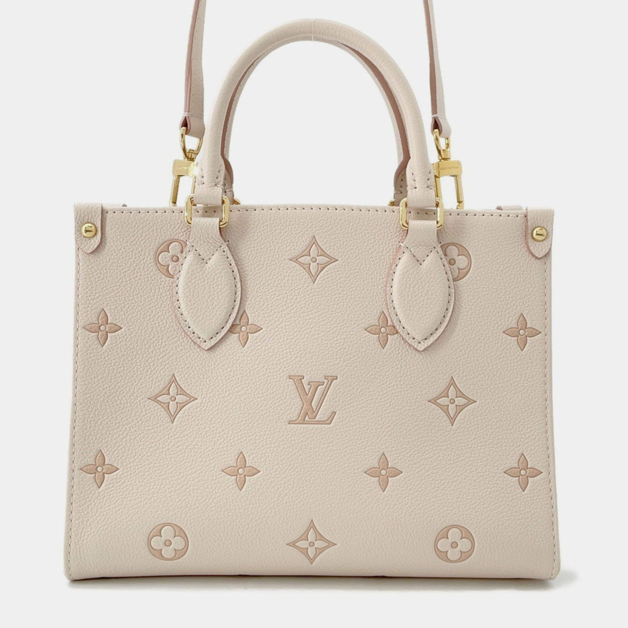 Pre Owned Louis Vuitton Monogram Empreinte On The Go Pm Handbag