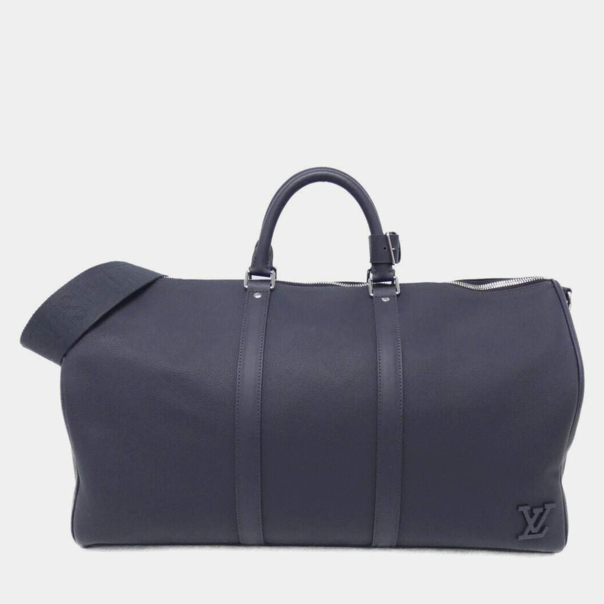 Pre Owned Louis Vuitton Lv Aerogram Keepall Bandouliere 50Cm Boston Bag
