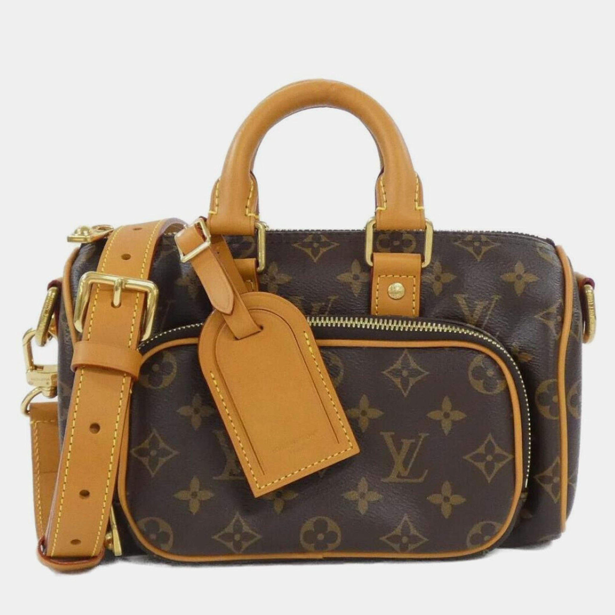 Pre Owned Louis Vuitton Monogram Archive Keepall Cargo 25Cm Boston Bag