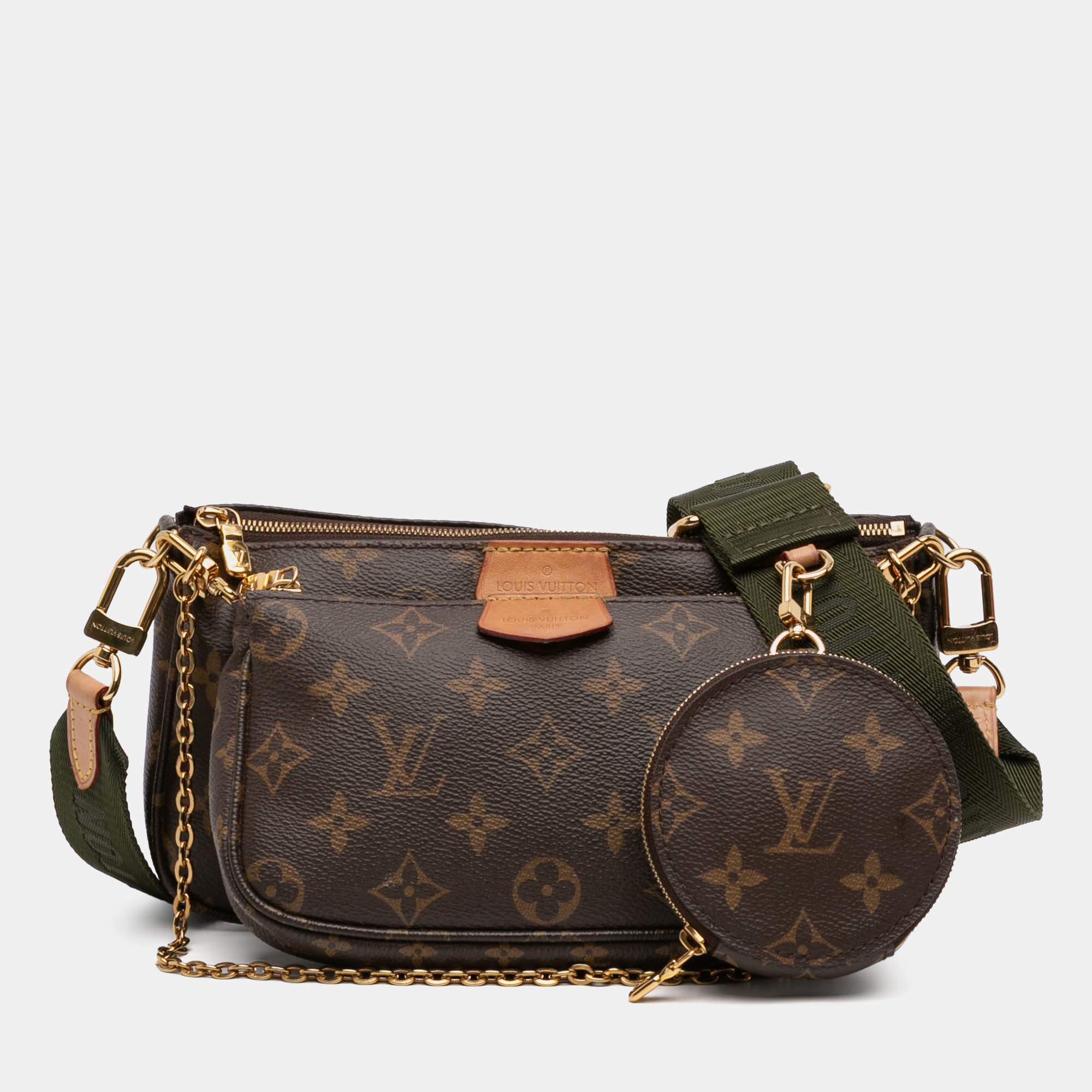 Pre Owned Louis Vuitton Brown Monogram Multi Pochette Accessoires