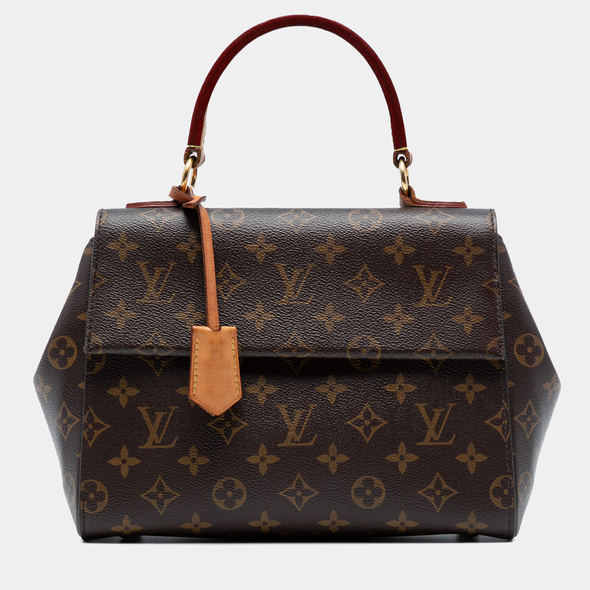 Pre Owned Louis Vuitton Brown Monogram Cluny BB