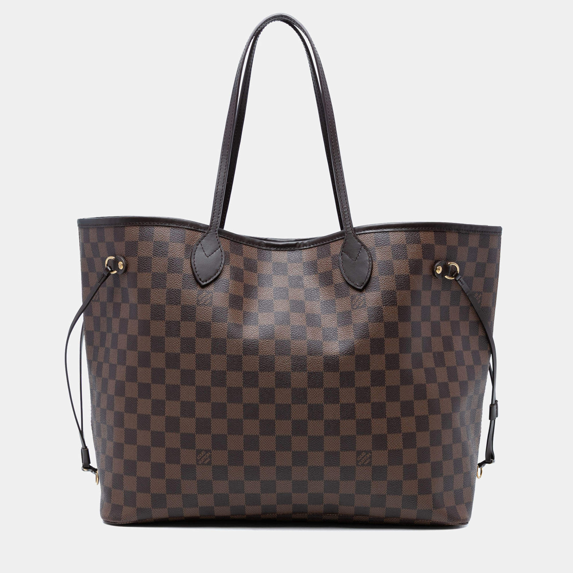 Pre Owned Louis Vuitton Brown Damier Ebene Neverfull GM