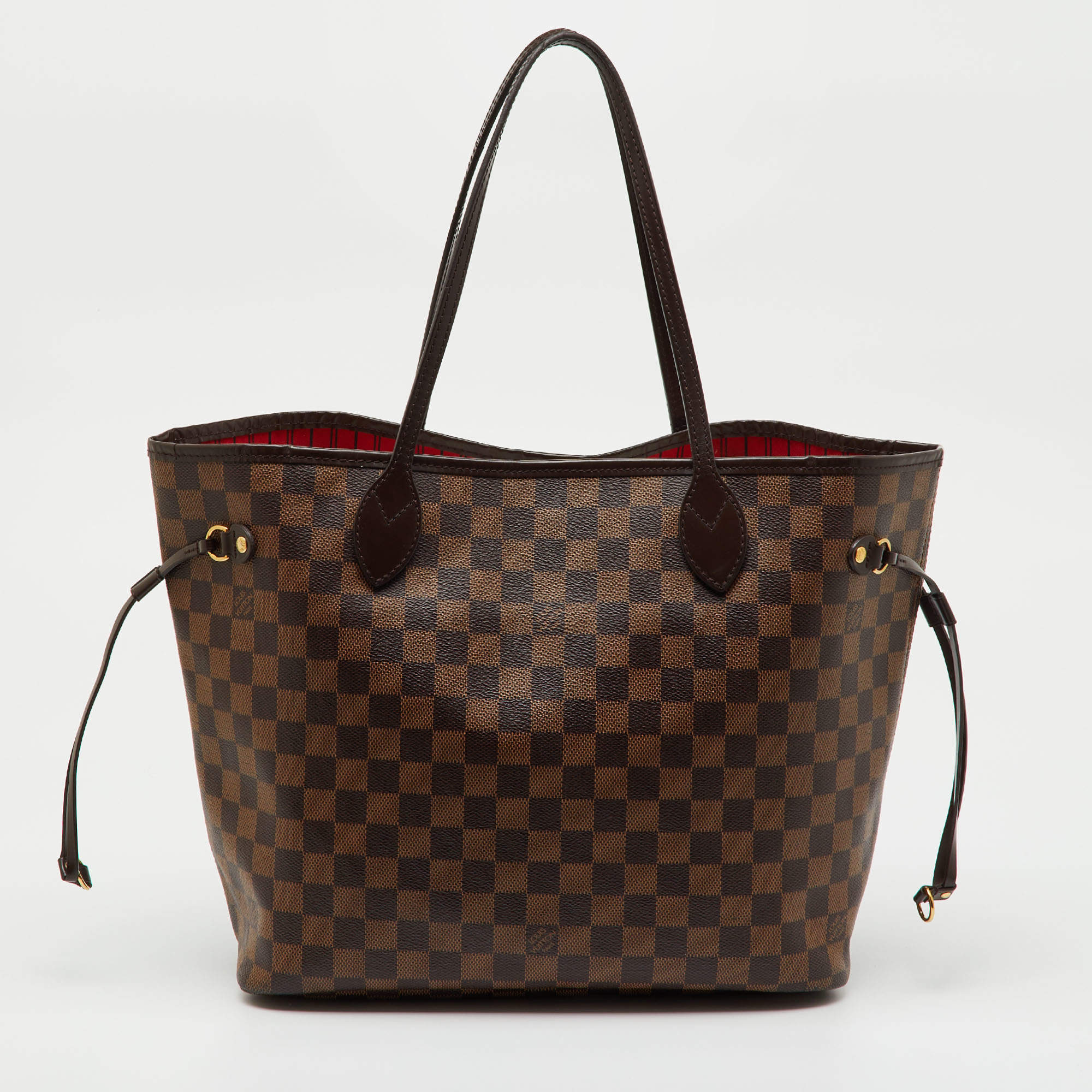 Pre Owned Louis Vuitton Damier Ebene Canvas Neverfull MM Bag