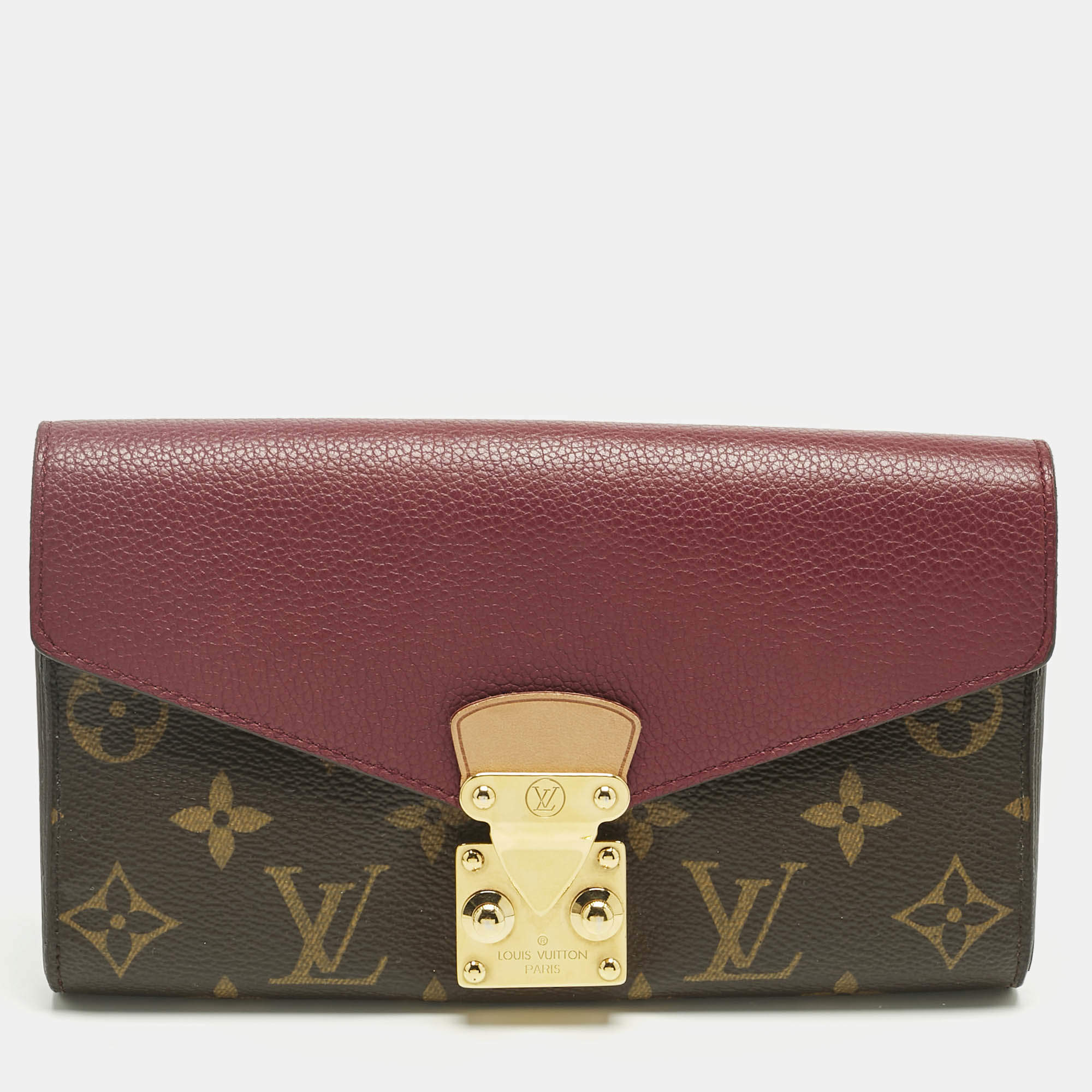 مملوكة مسبقًا Louis Vuitton Aurore Monogram Canvas Pallas Wallet