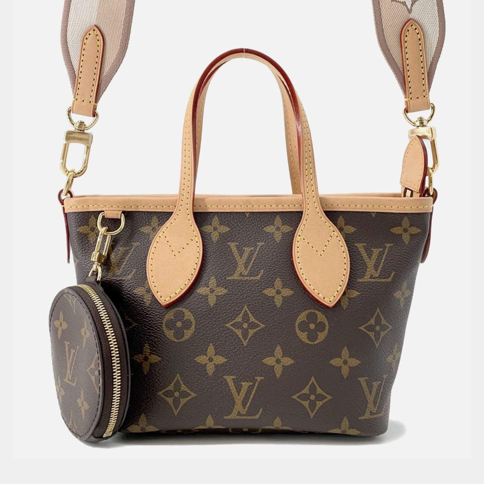 Pre Owned Louis Vuitton Neverfull Bb Beige Monogram Size Bb