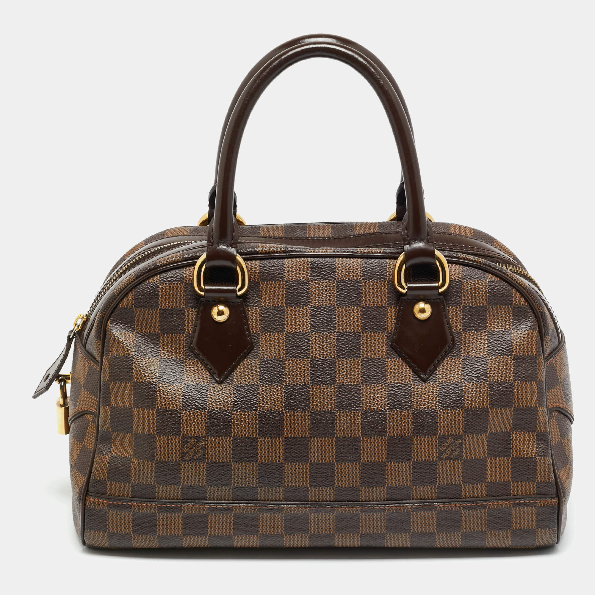 Pre Owned Louis Vuitton Damier Ebene Canvas Duomo Bag