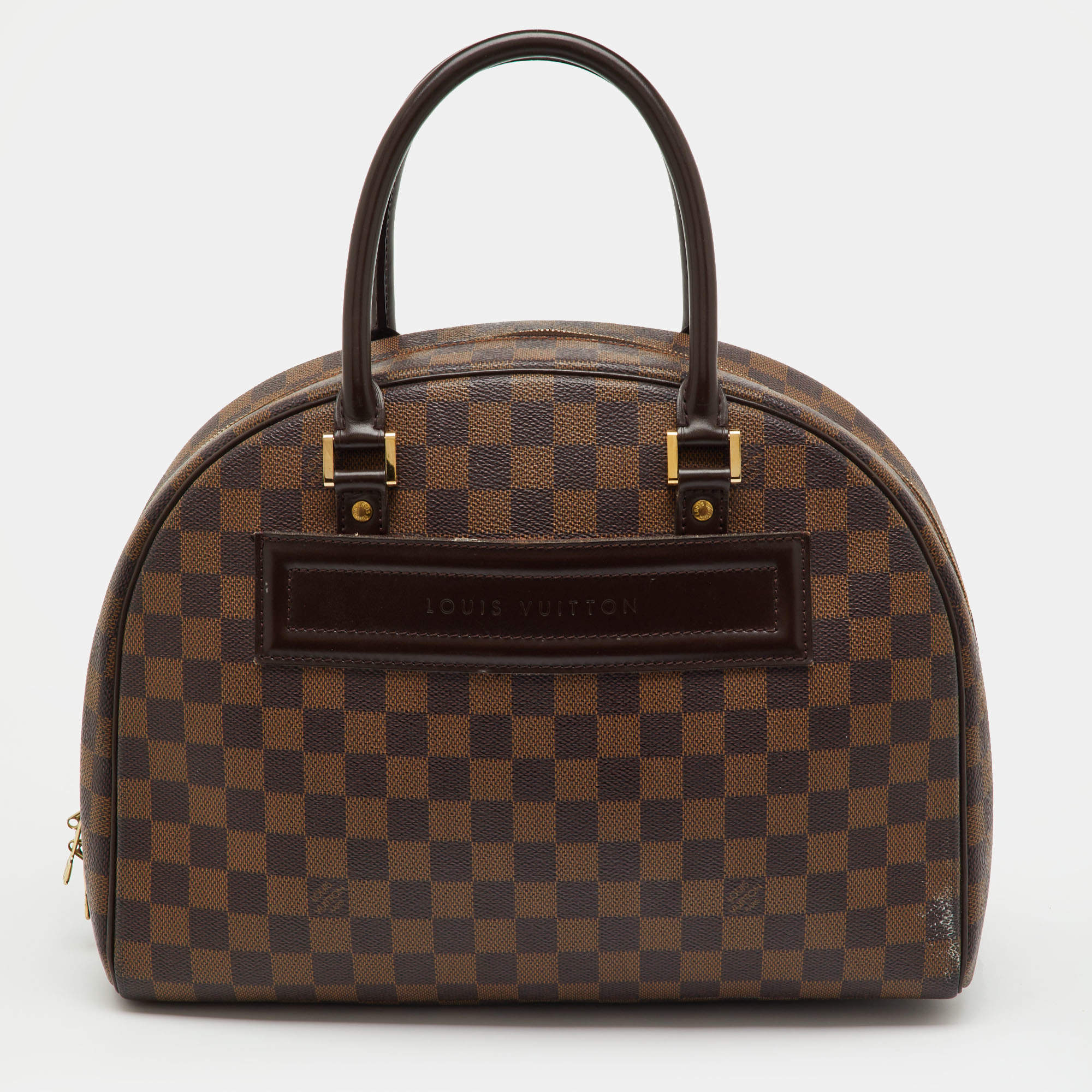 Pre Owned Louis Vuitton Damier Ebene Canvas Nolita Bag