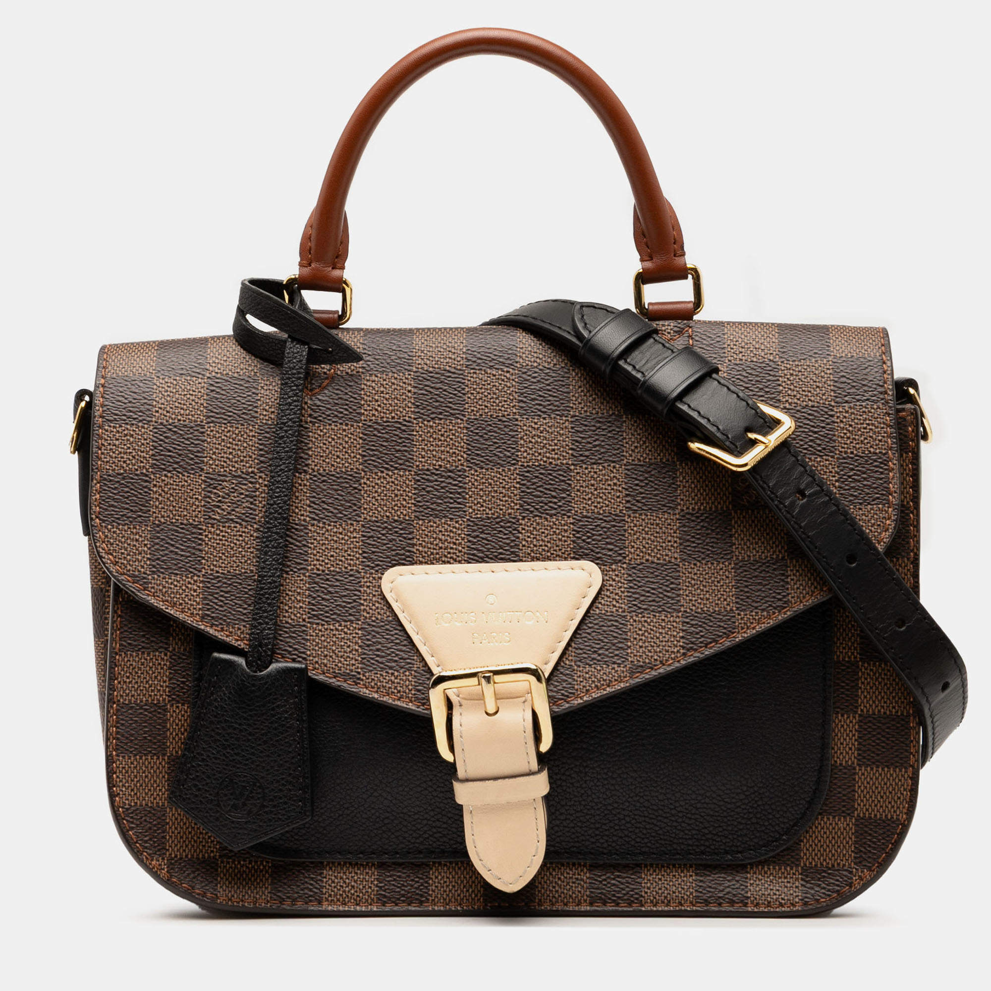 Pre Owned Louis Vuitton Brown Damier Ebene Beaumarchais