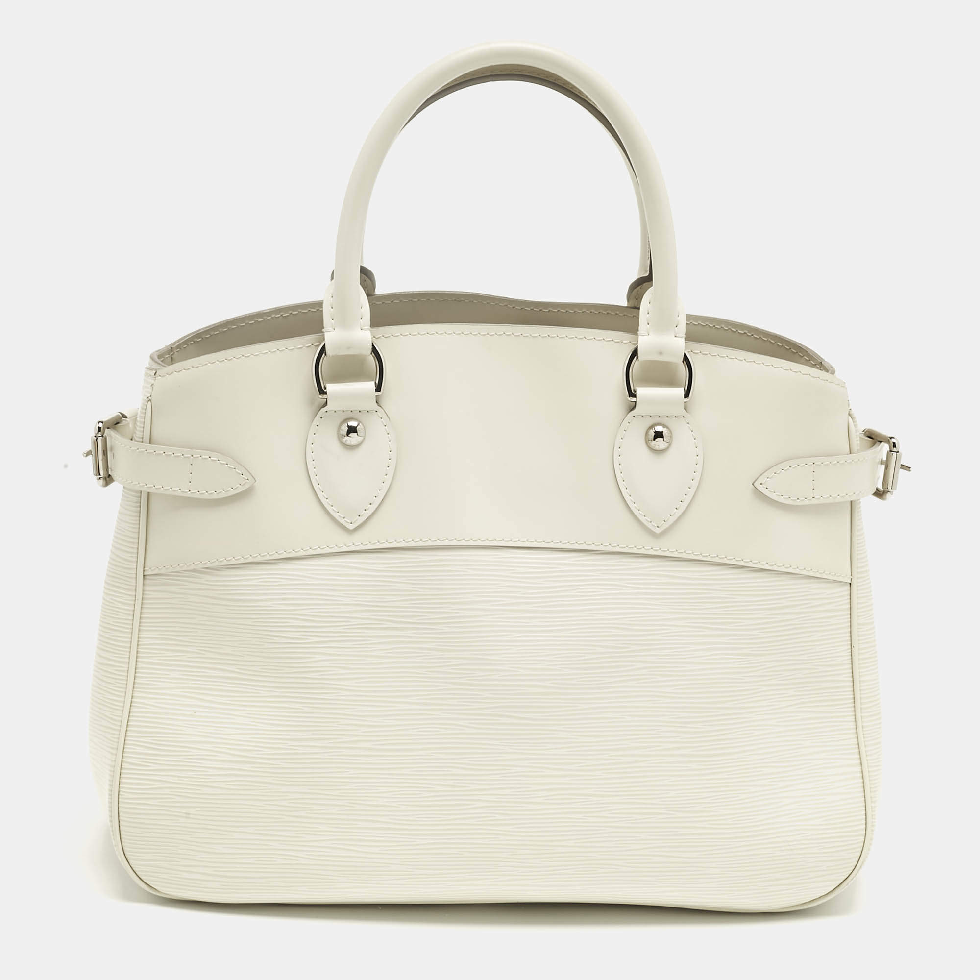 Pre Owned Louis Vuitton Ivory Epi Leather Passy PM Bag