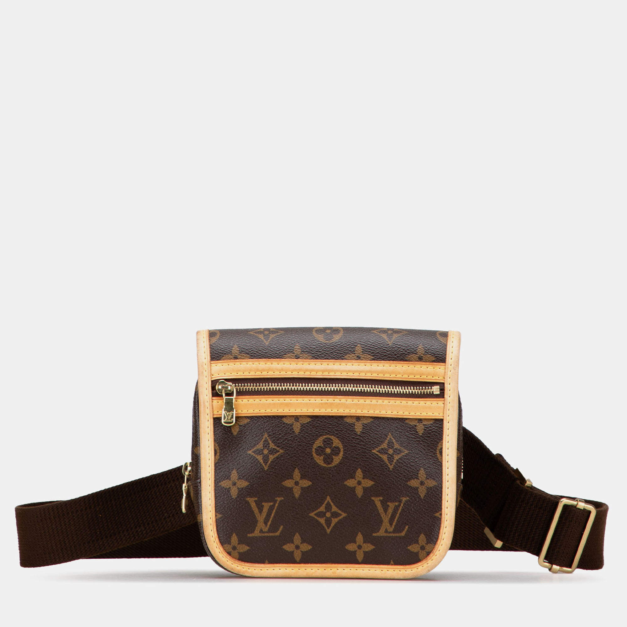 Pre Owned Louis Vuitton Brown Monogram Bosphore Belt Bag