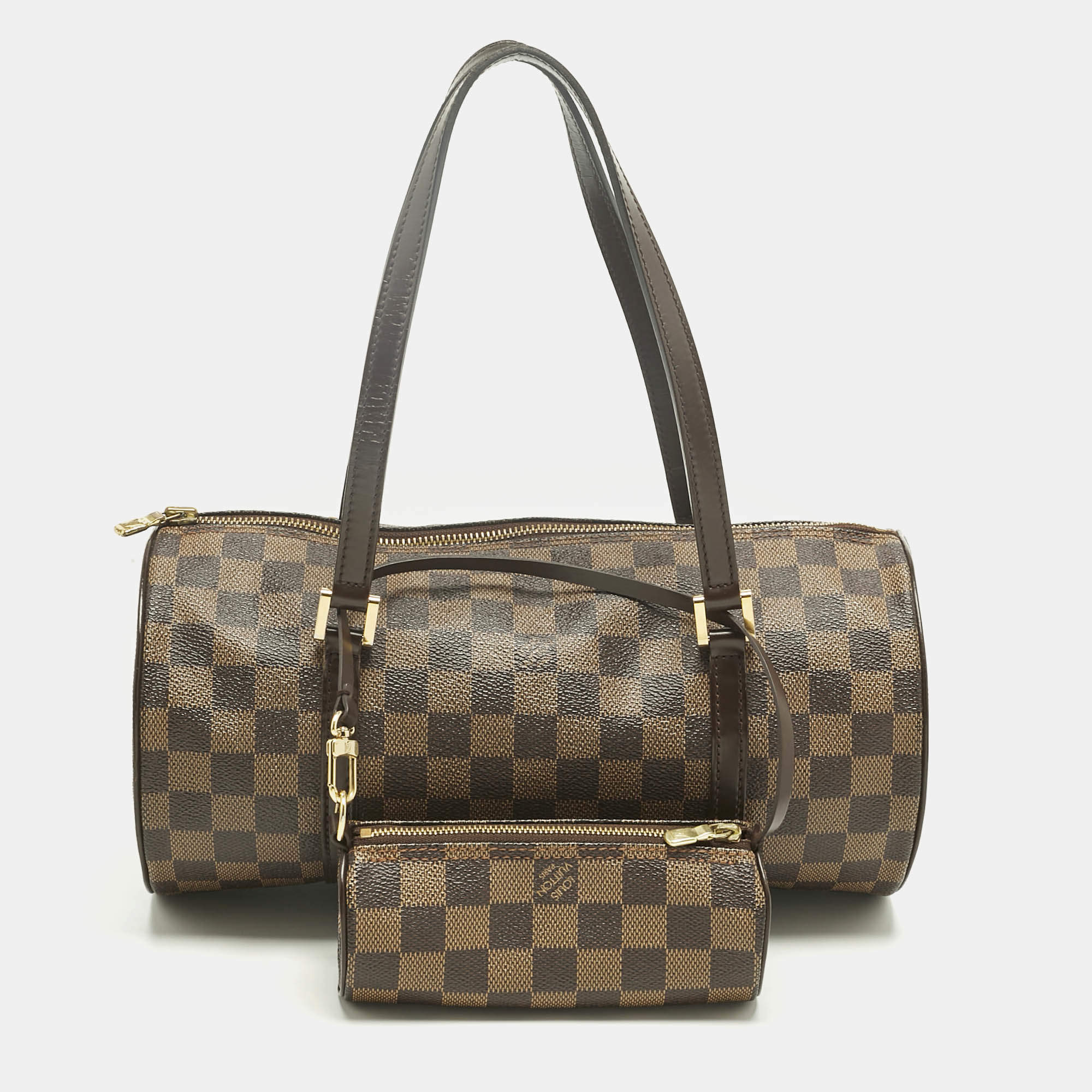 Pre Owned Louis Vuitton Damier Ebene Canvas Papillon 30 Bag