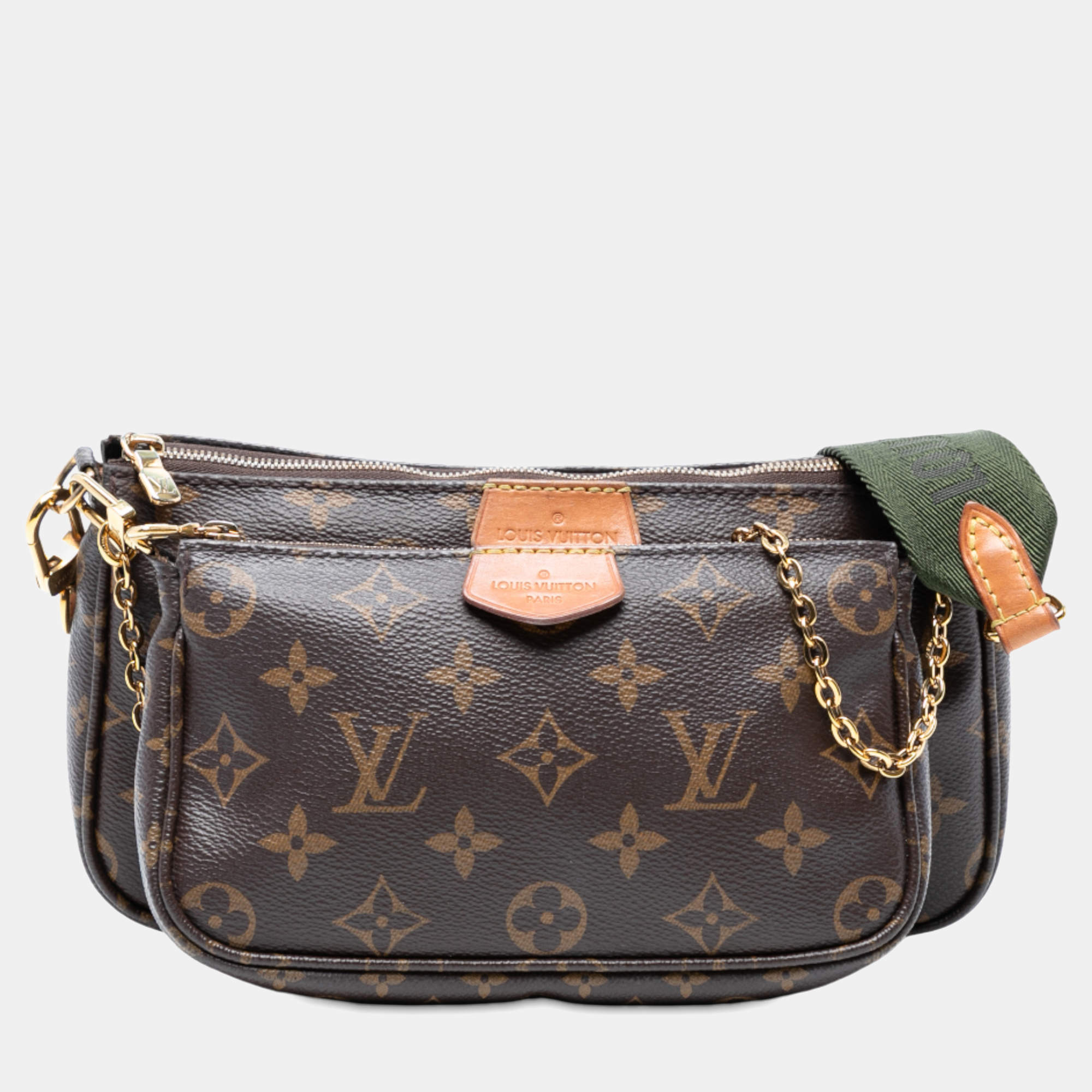 Pre Owned Louis Vuitton Brown Monogram Multi Pochette Accessoires
