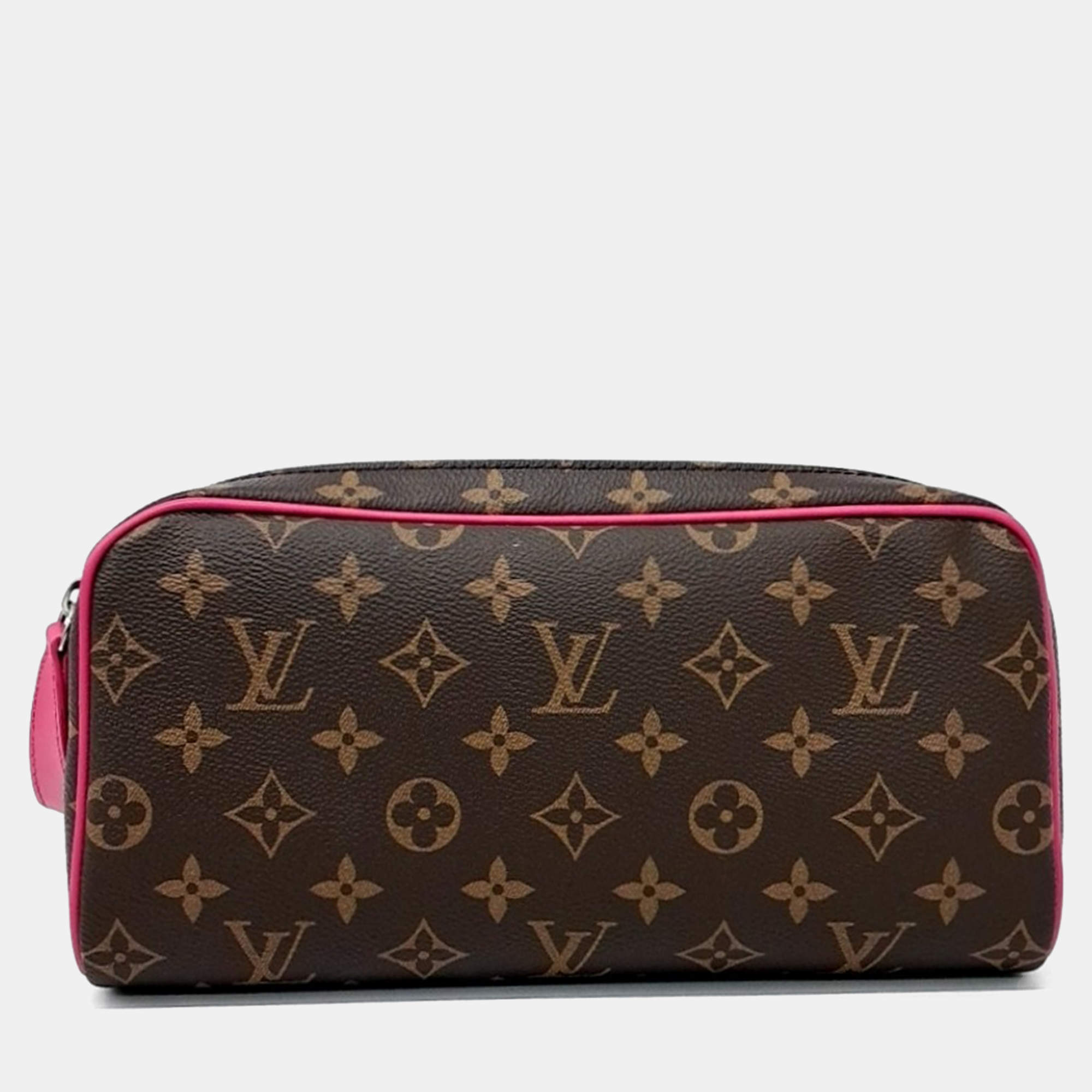 Pre Owned Louis Vuitton Brown PVC Monogram Dope Kit