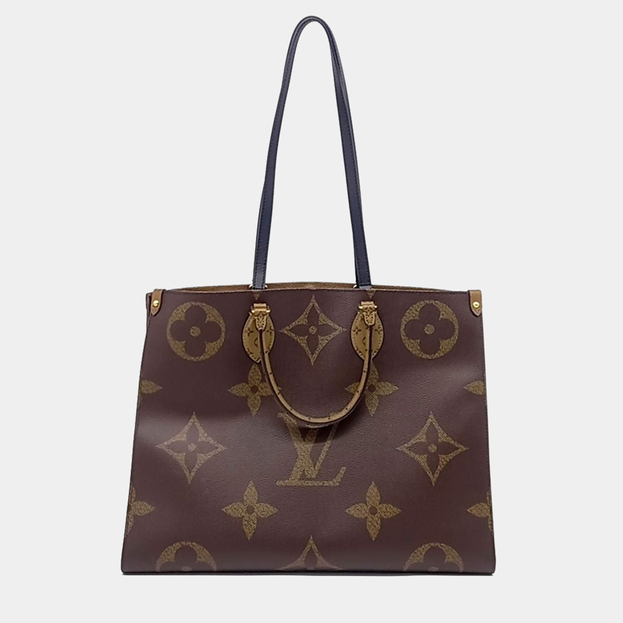 Pre Owned Louis Vuitton Brown Canvas Monogram On the Go GM