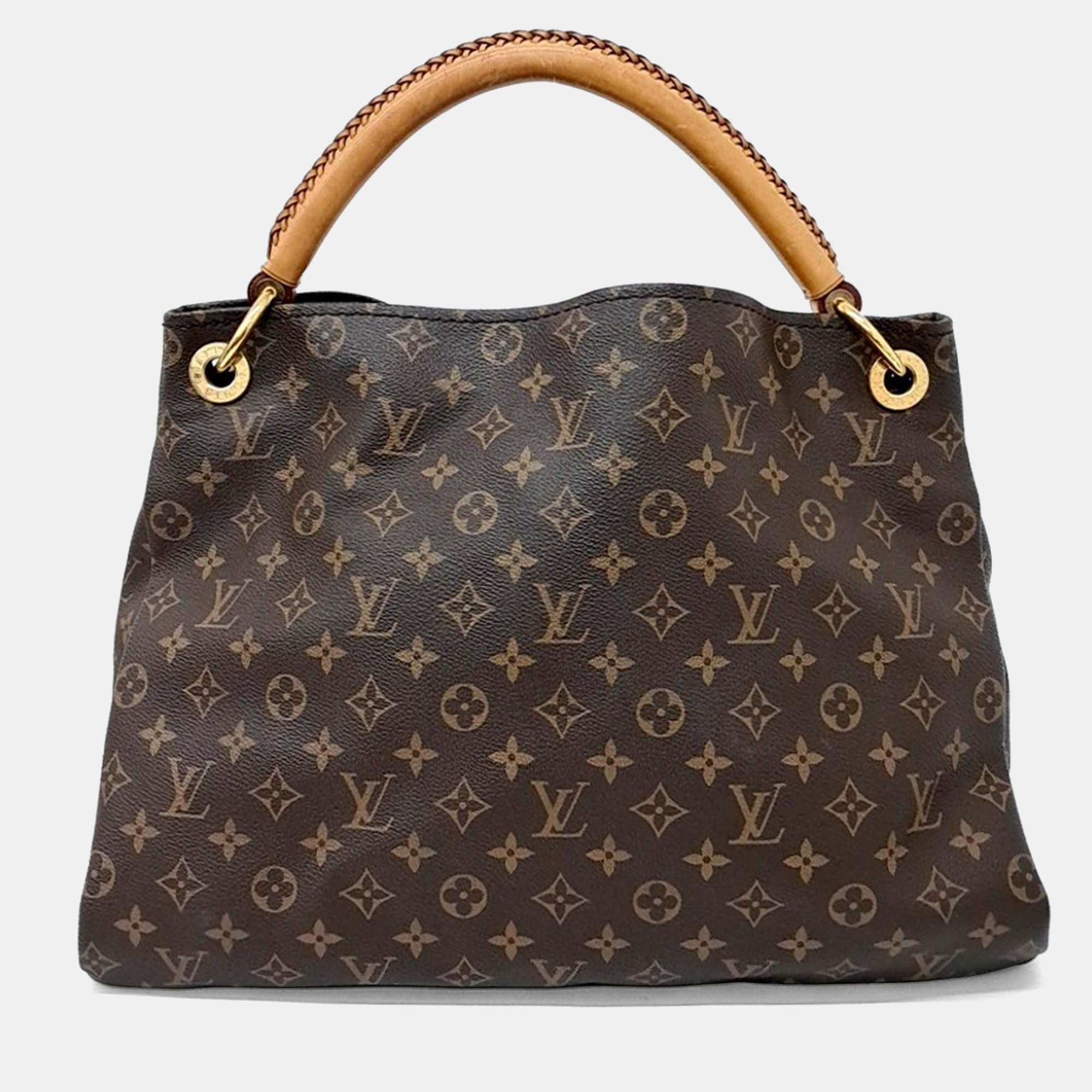 Pre Owned Louis Vuitton Brown Canvas Monogram Atchi MM