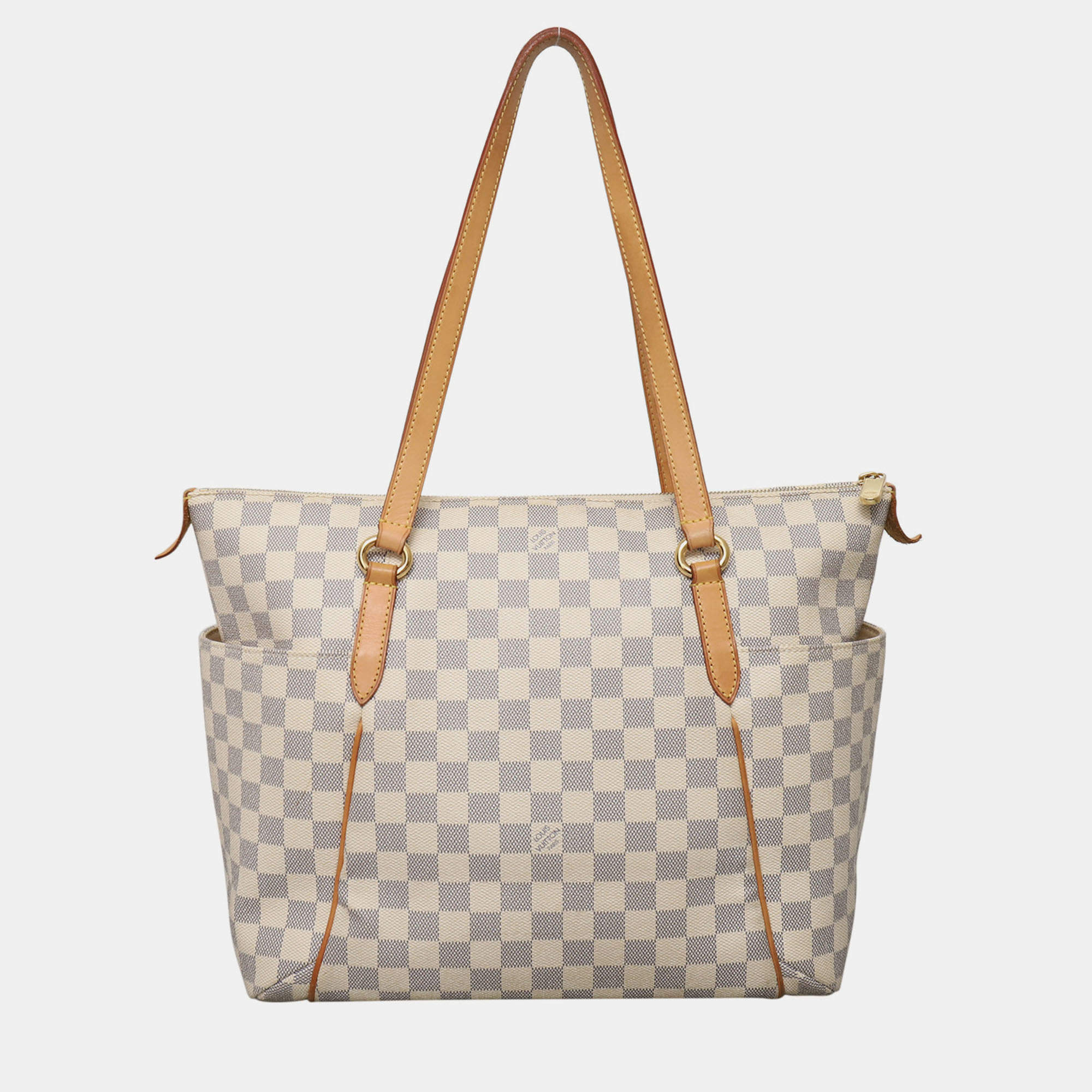 Pre Owned Louis Vuitton Damier Azur Totally MM Shoulder Bag
